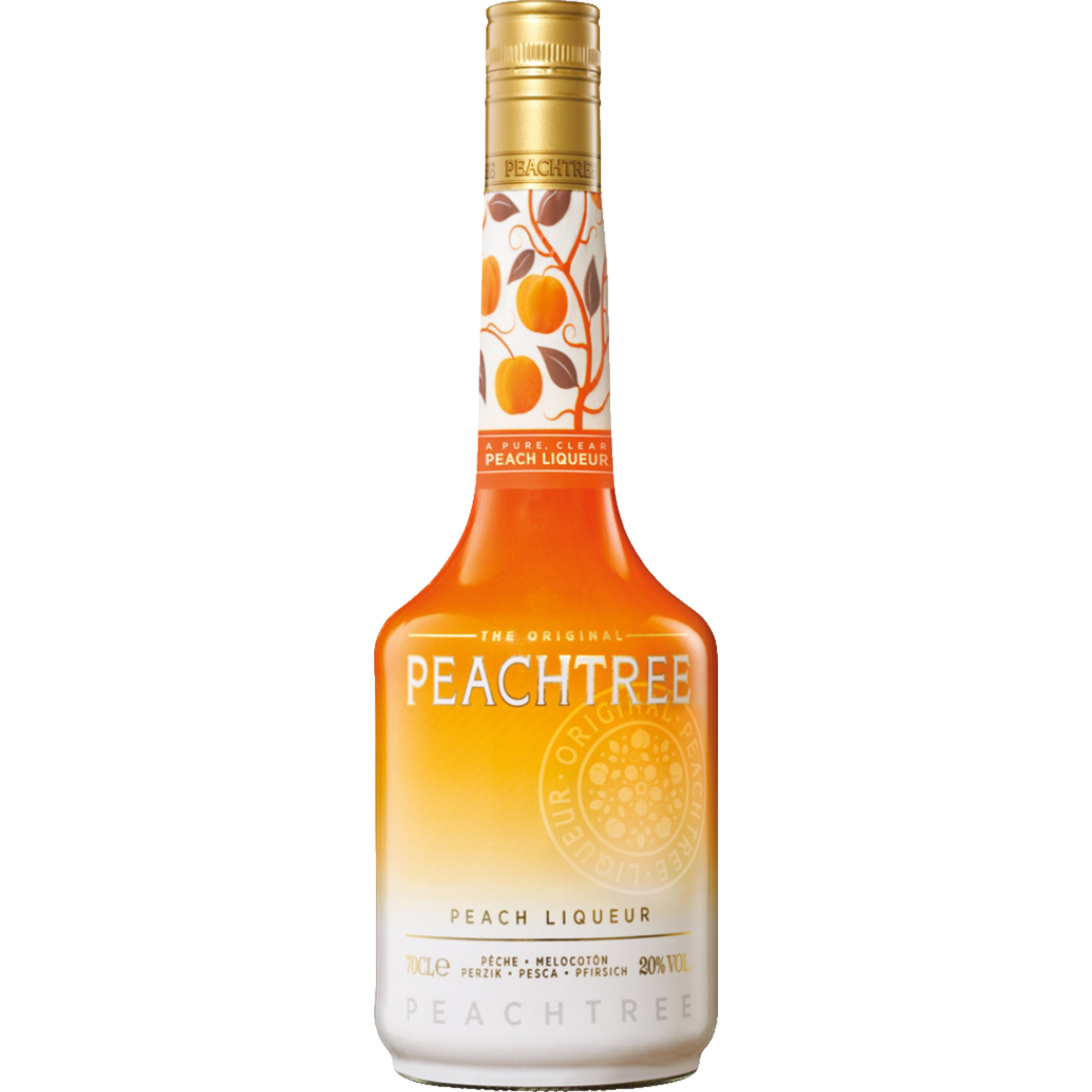 Peachtree Pfirsichlikör, 0,7 L, 20% Vol., Spirituosen