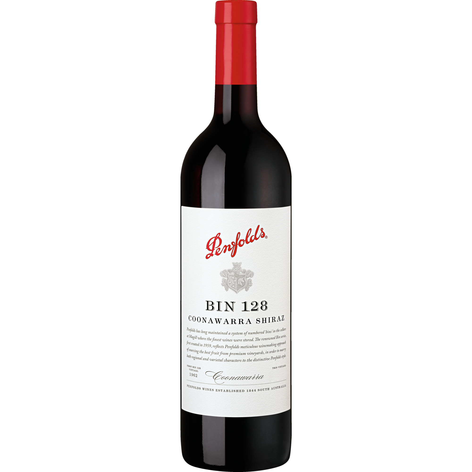 Penfolds Bin 128 Coonawarra Shiraz, Coonawarra, South Australia, 2023, Rotwein