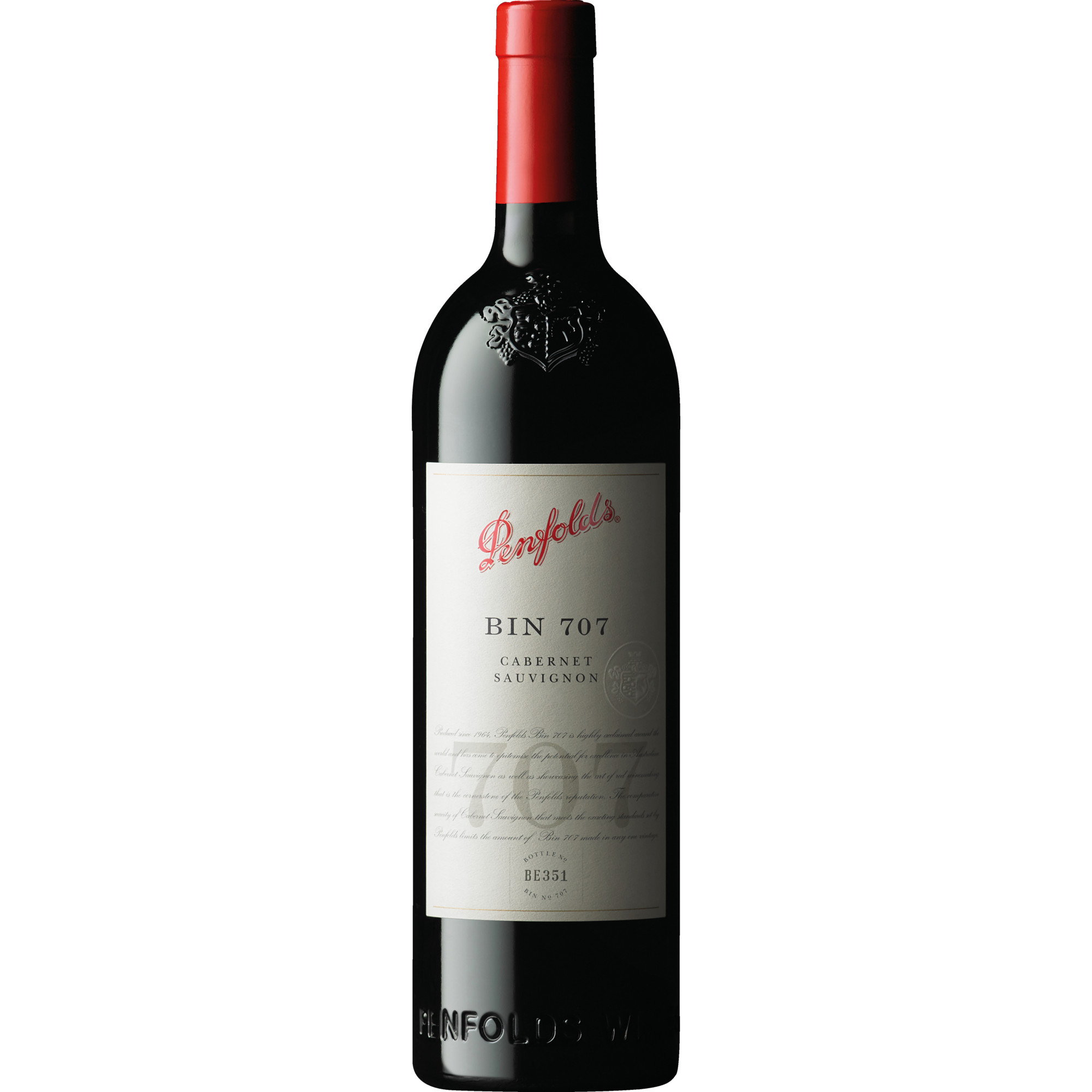 Penfolds Bin 707 Cabernet Sauvignon, South Australia, Geschenkverpackung, South Australia, 2019, Rotwein