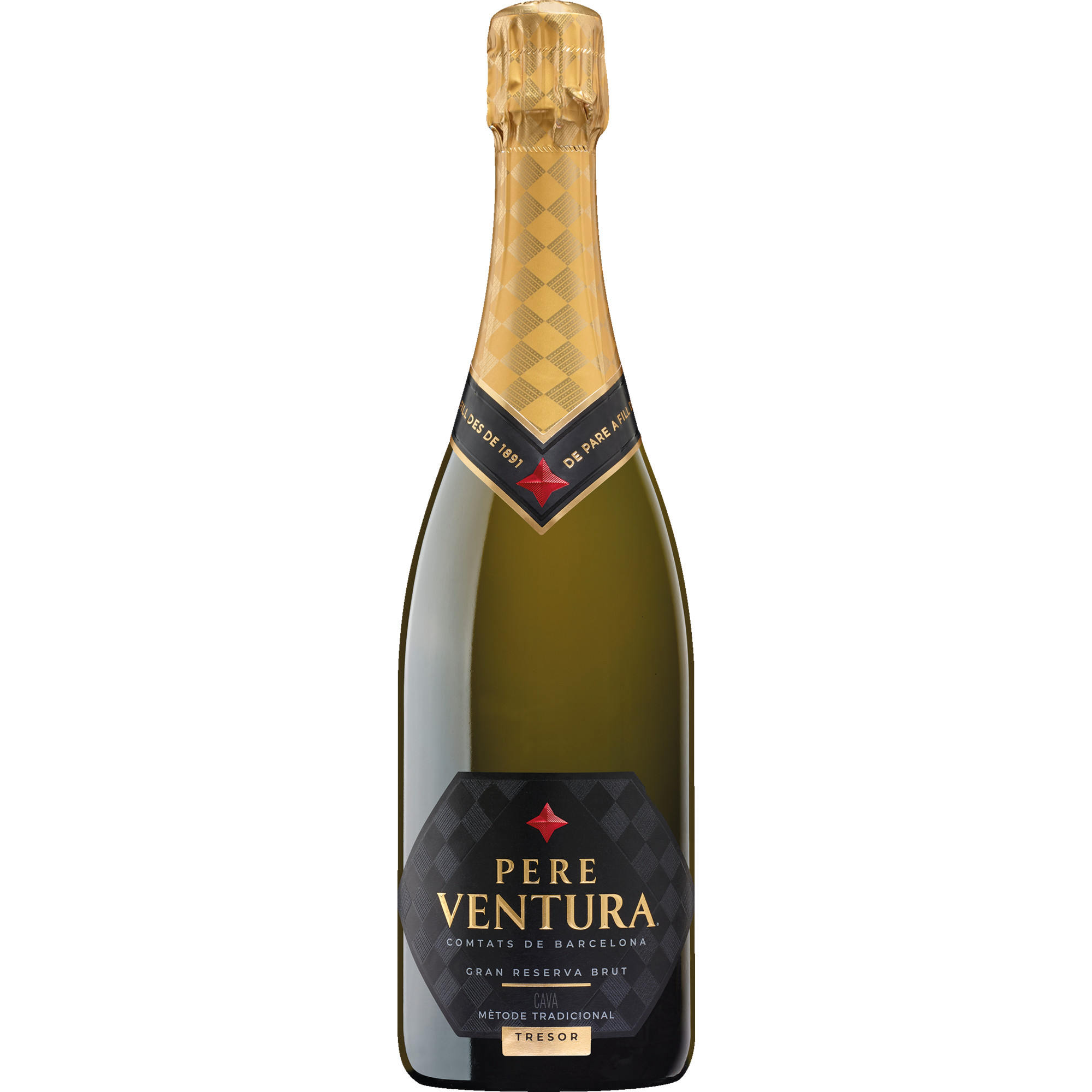 Pere Ventura Gran Reserva Cava, Brut, Cava DO, Cava, 2022, Schaumwein