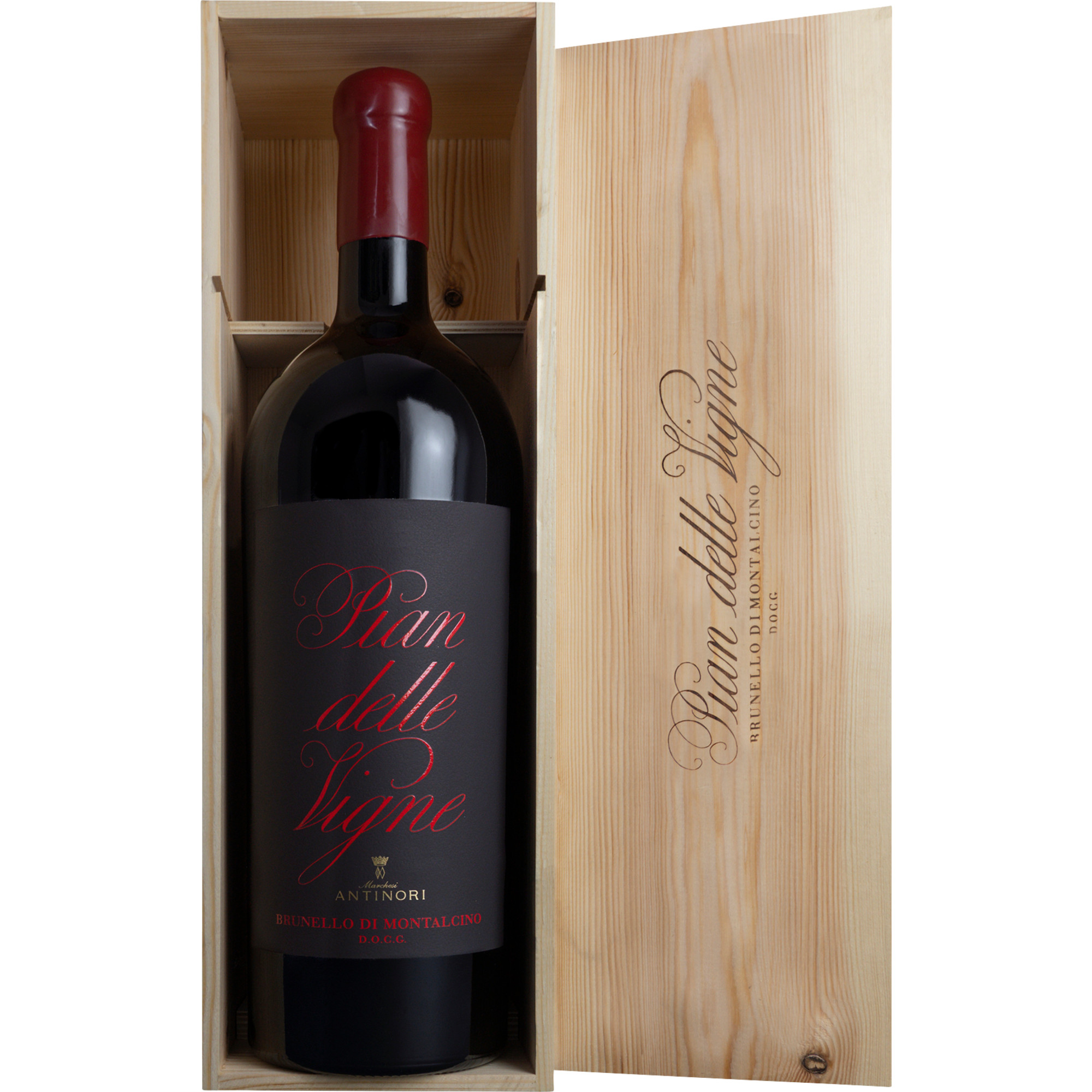 Pian delle Vigne Brunello, Brunello di Montalcino DOCG, 3,0 L, Toskana, 2004, Rotwein