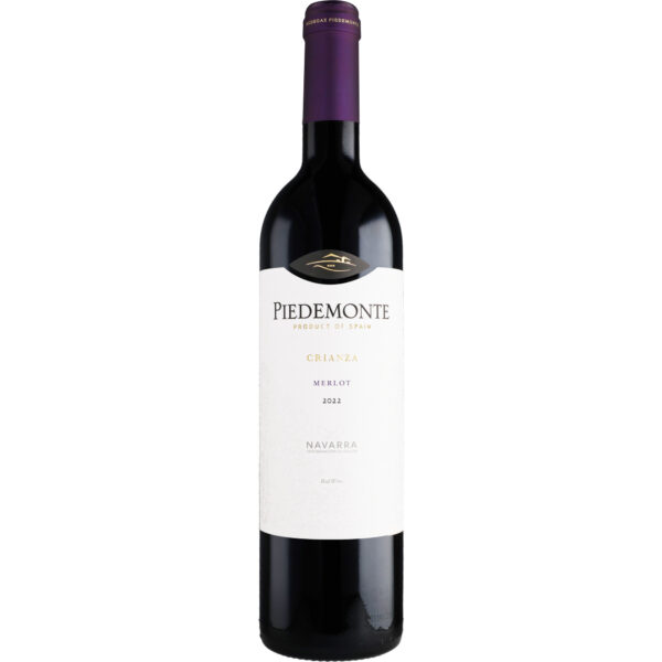 Piedemonte Merlot Crianza 2022 0.75L 14% Vol. Rotwein Trocken aus Spanien