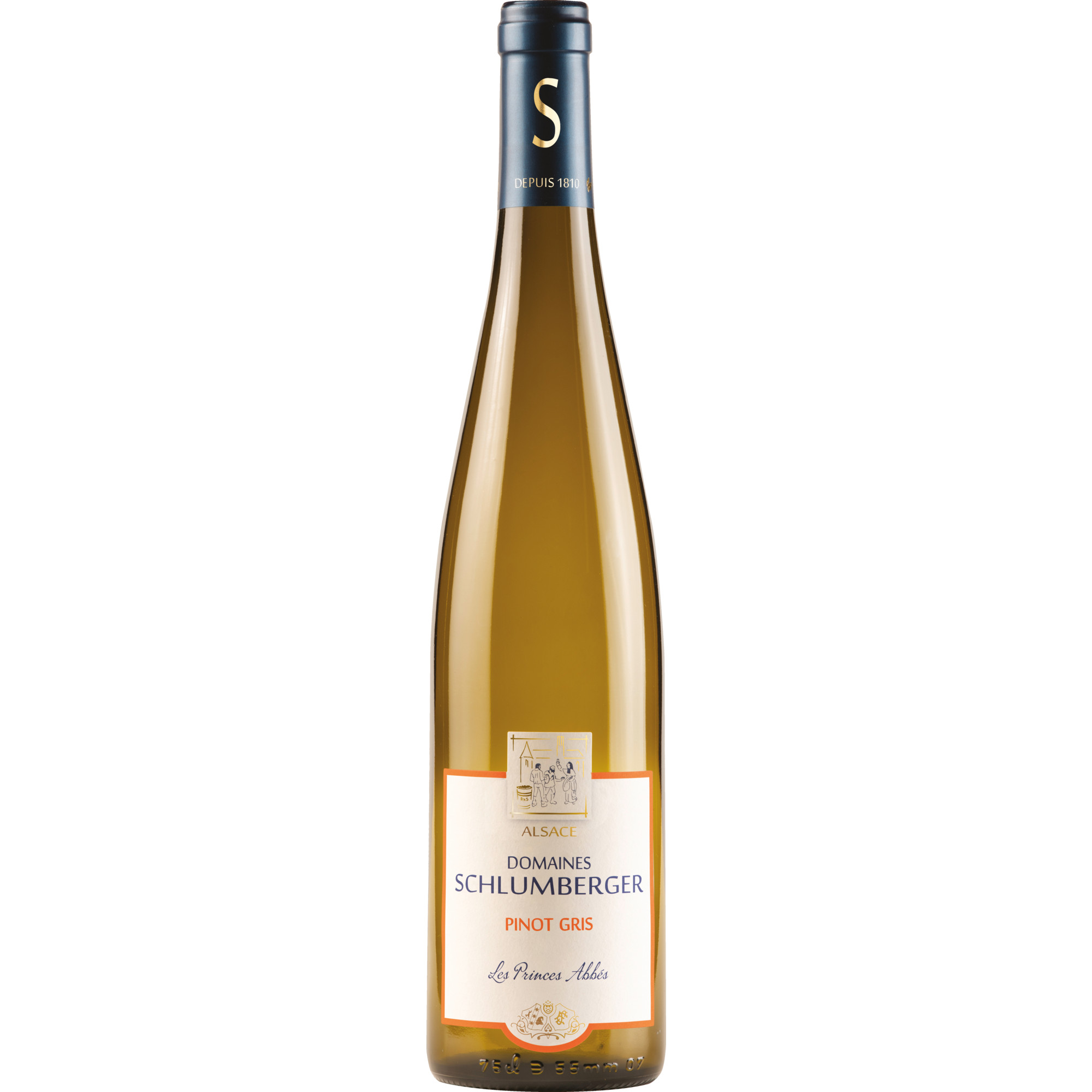 Pinot Gris Les Princes Abbés, Alsace AOP, Elsass, 2021, Weißwein
