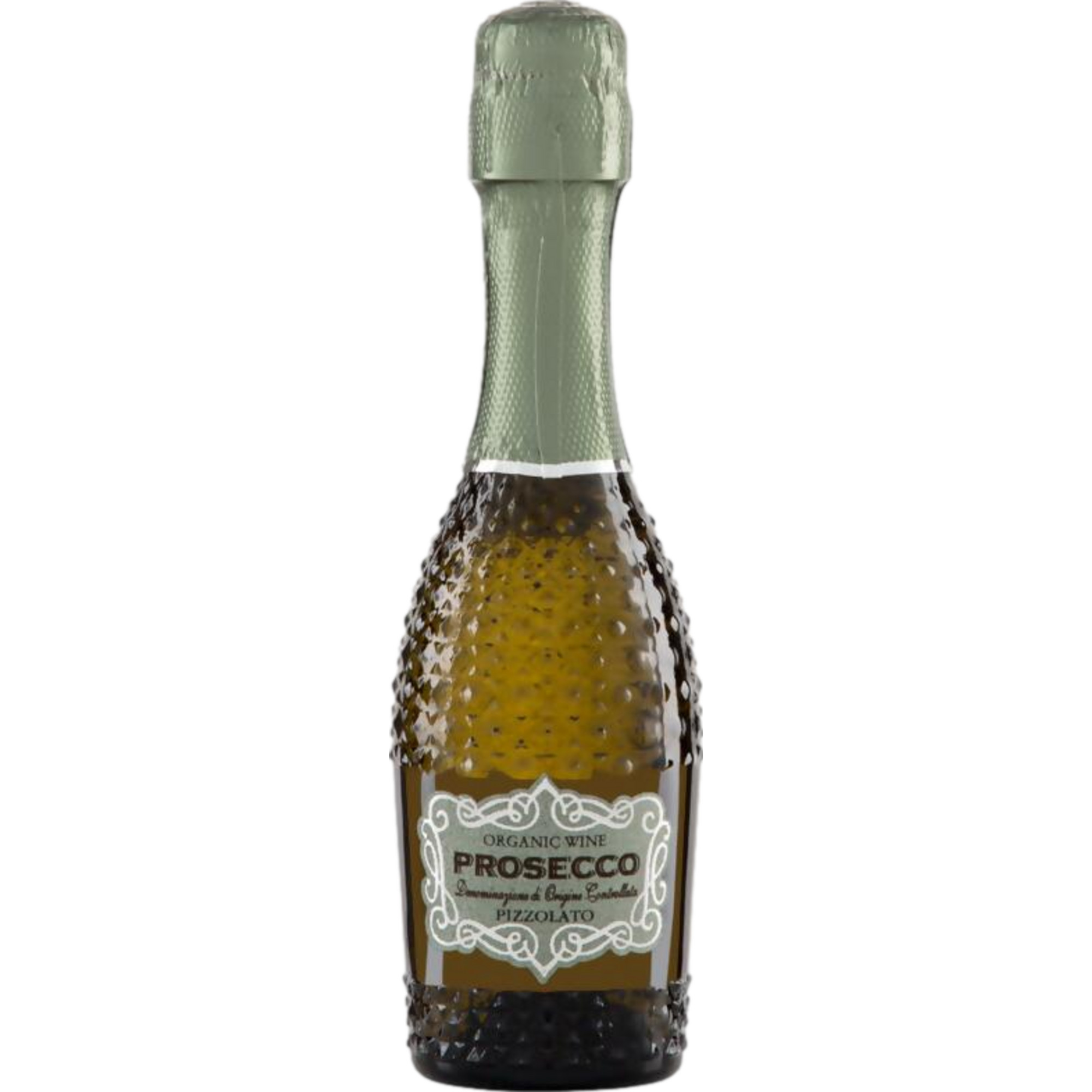 Pizzolato Prosecco Spumante Bio, Brut, Prosecco DOC, 0,2 L, Venetien, Schaumwein