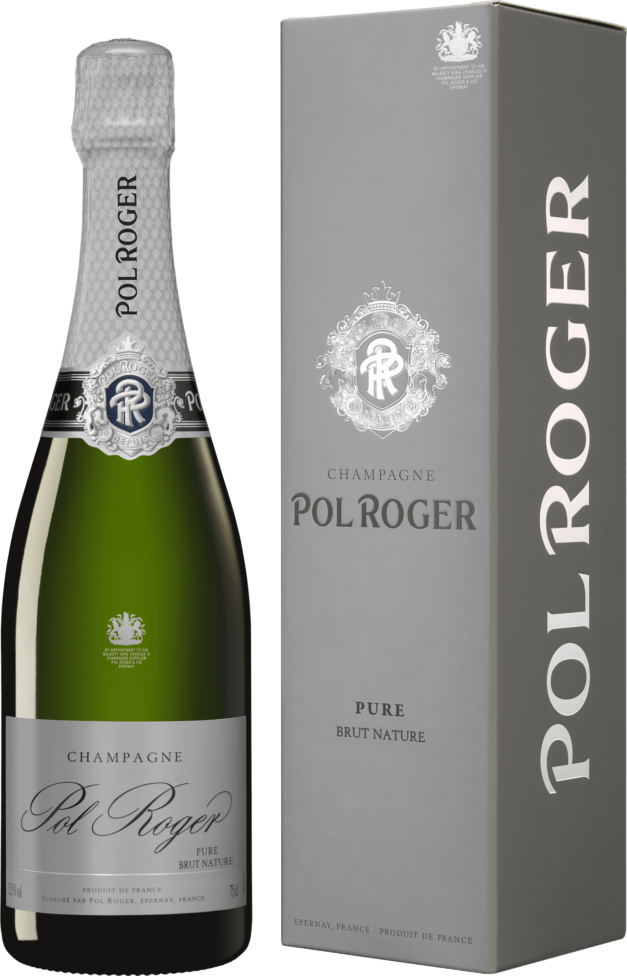 Pol Roger Champagner Brut Nature »Pure« in Geschenkverpackung