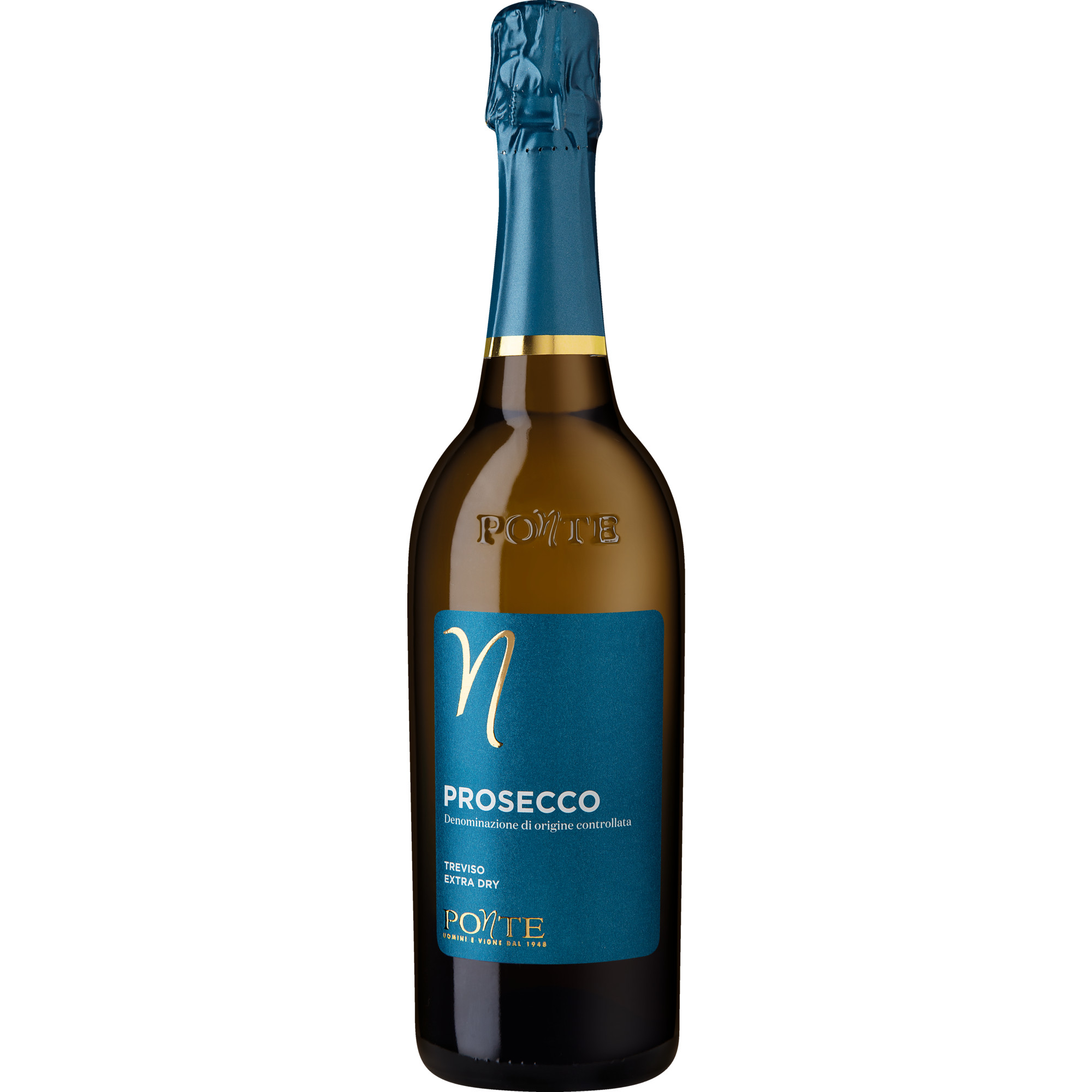 Ponte Prosecco Spumante, Extra Dry, Prosecco DOC Treviso, Venetien, Schaumwein