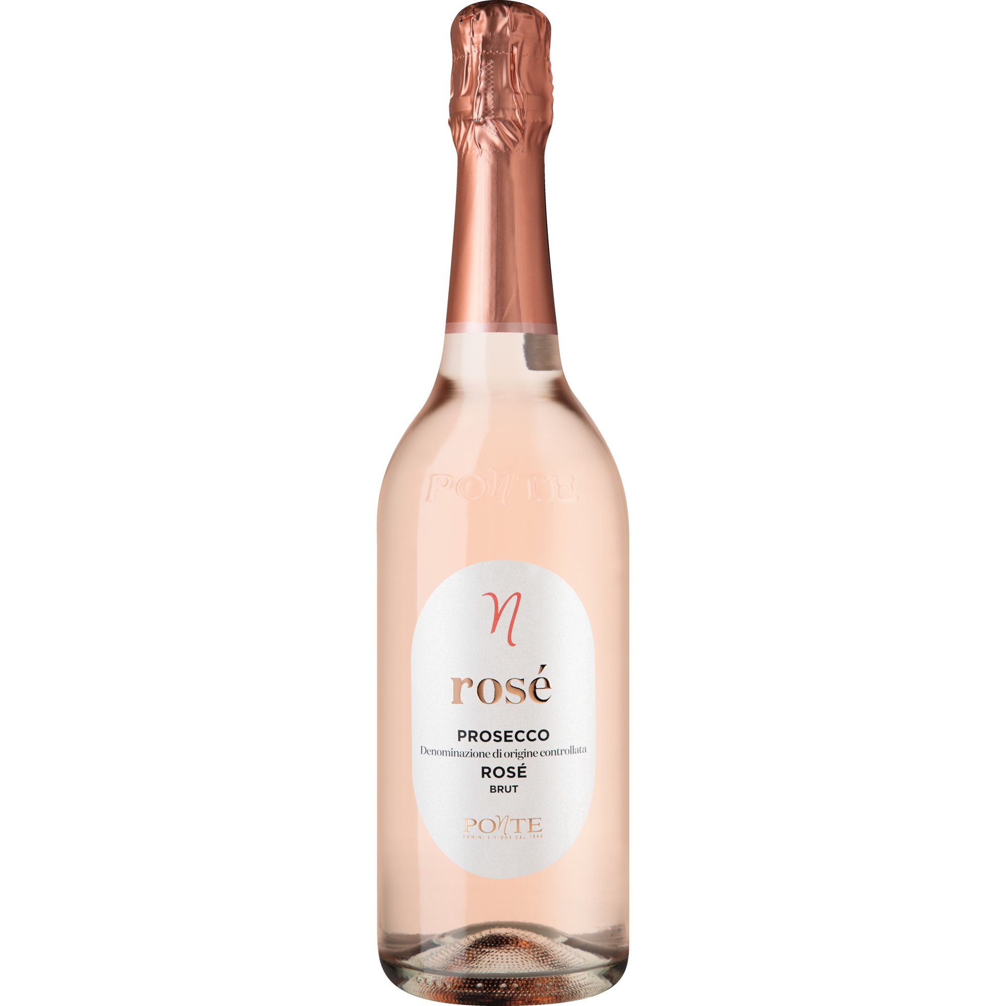 Ponte Prosecco Spumante Rosé, Brut, Prosecco DOC, Venetien, 2025, Schaumwein