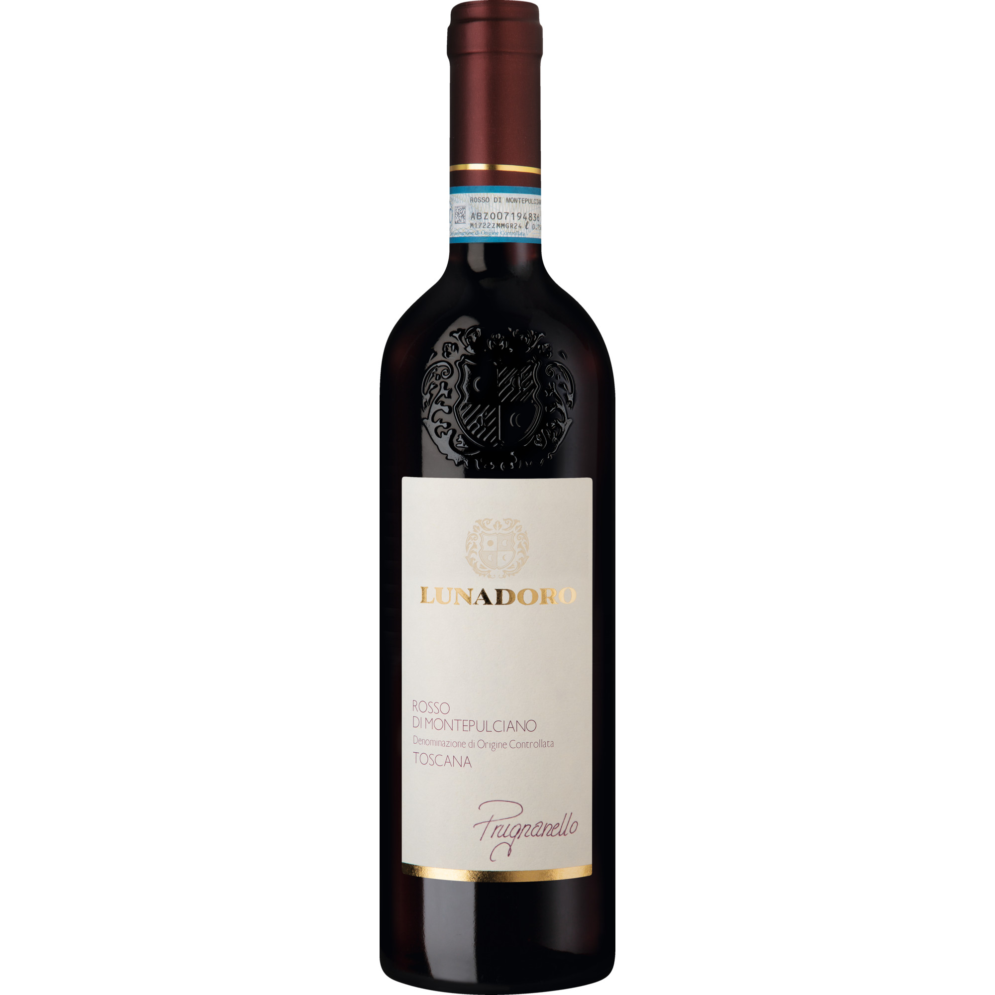 Prugnanello, Rosso di Montepulciano DOC, Toskana, 2020, Rotwein
