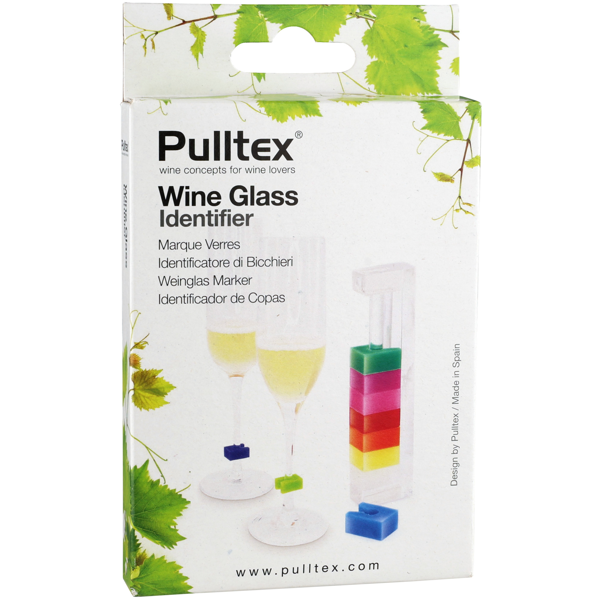 Pulltex Fiesta Tags – Bunte Glasmarker aus Silikon 1STK.