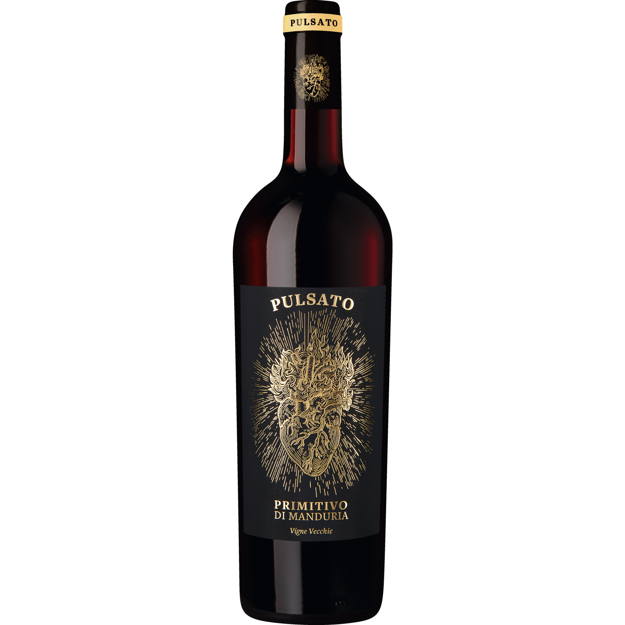Pulsato Primitivo di Manduria Vigne Vecchie, Primitivo di Manduria DOC, Apulien, 2025, Rotwein