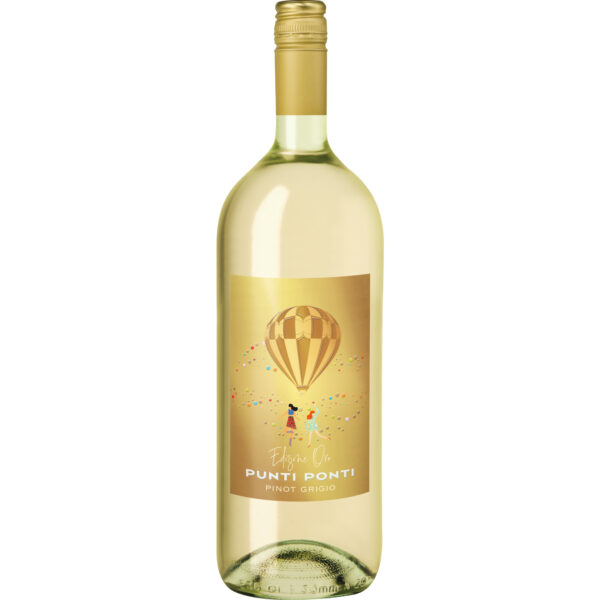 Punti Ponti Pinot Grigio Edizione Oro, delle Venezie DOC, Magnum, Venetien, 2025, Weißwein