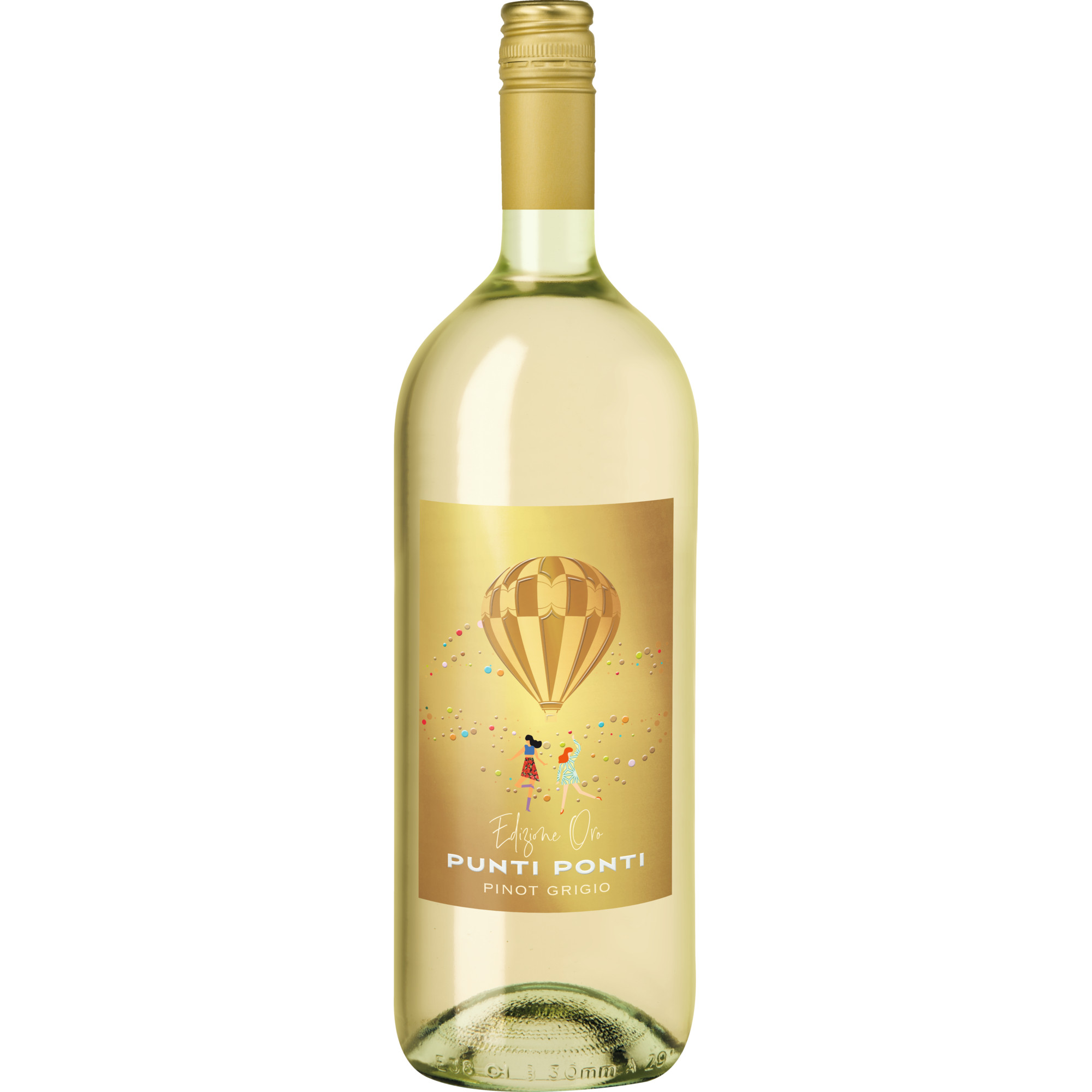 Punti Ponti Pinot Grigio Edizione Oro, delle Venezie DOC, Magnum, Venetien, 2025, Weißwein