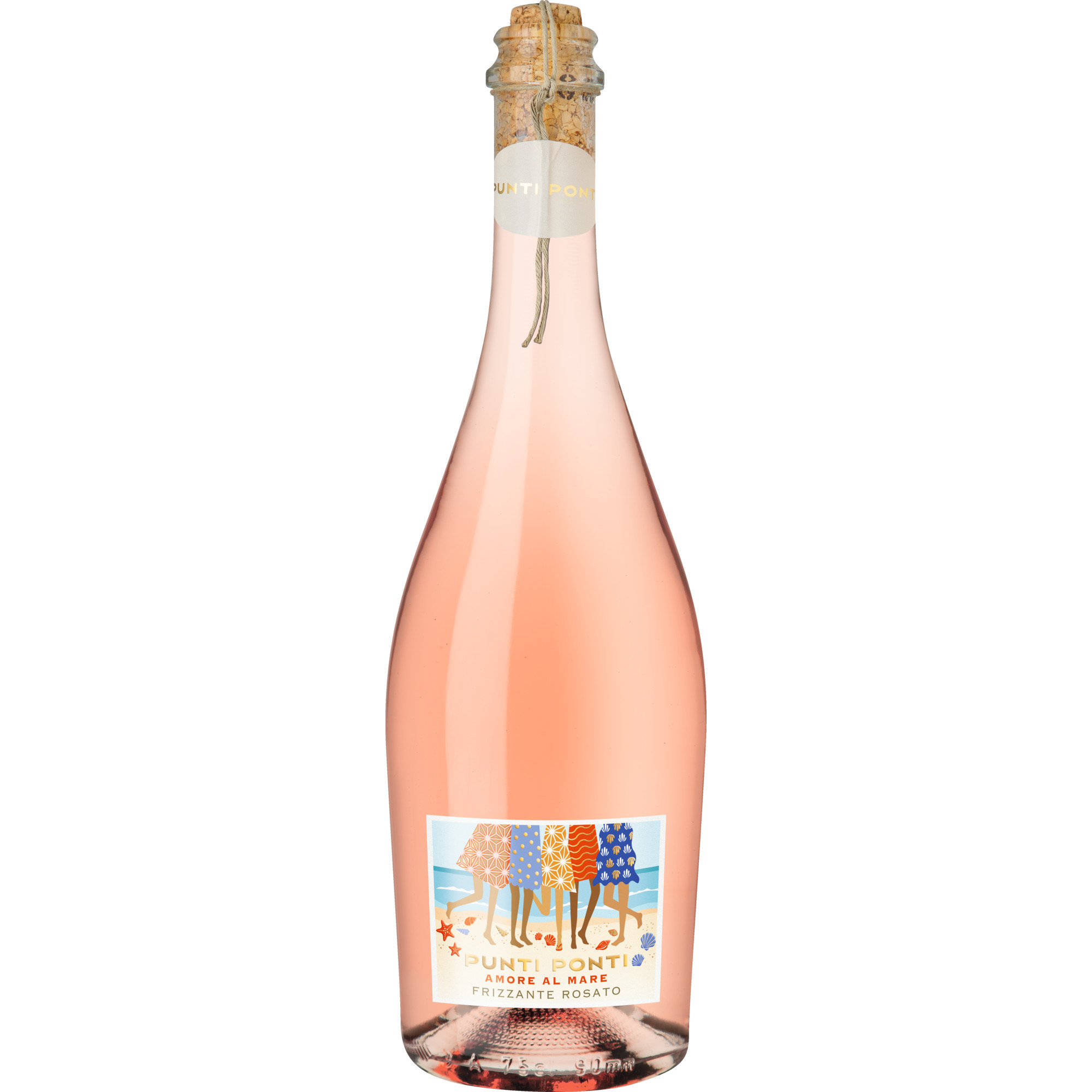 Punti Ponti Rosato Frizzante Amore al Mare, Vino Frizzante, Perlwein / Secco
