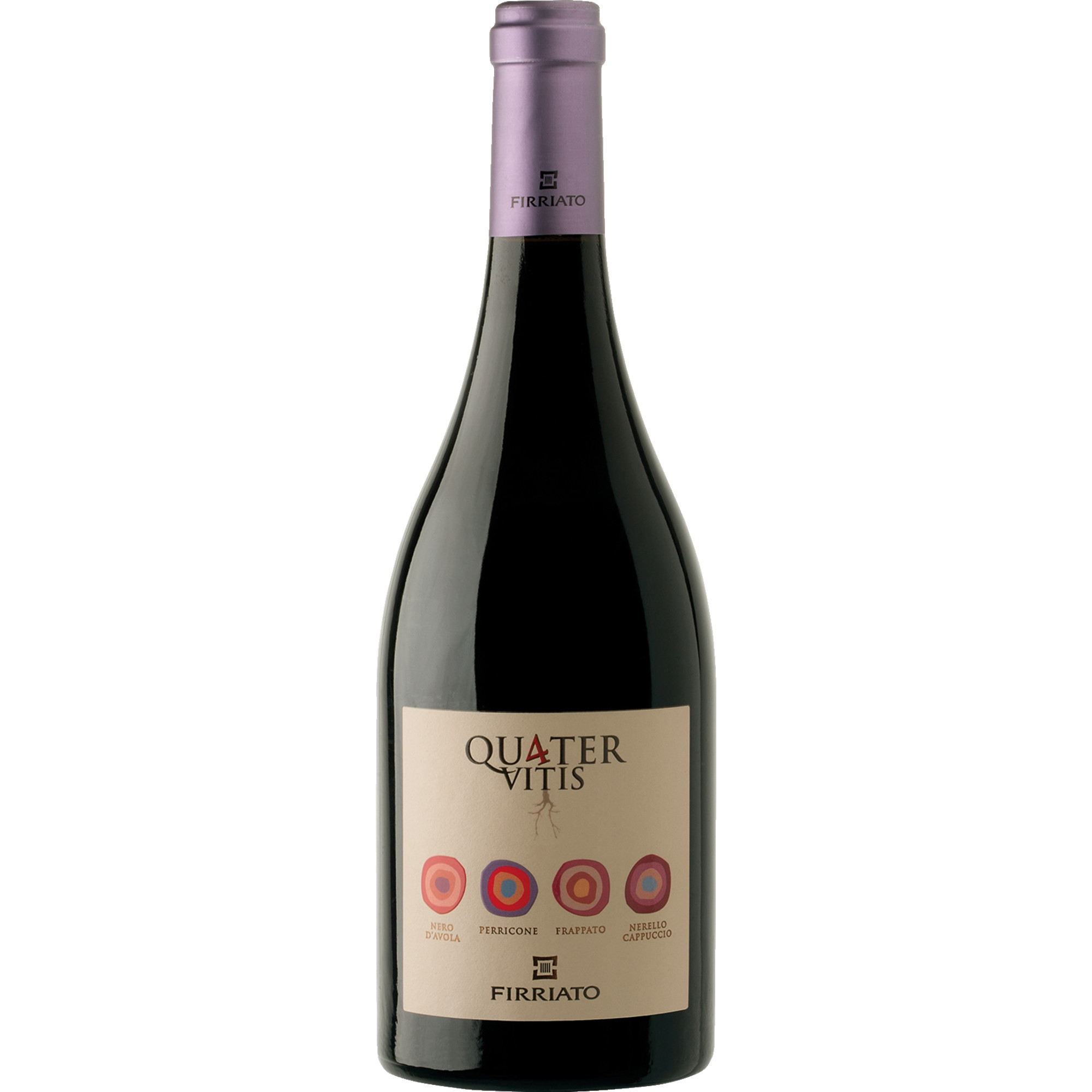 Quater Vitis rosso, Terre Siciliane IGP, Sizilien, 2021, Rotwein