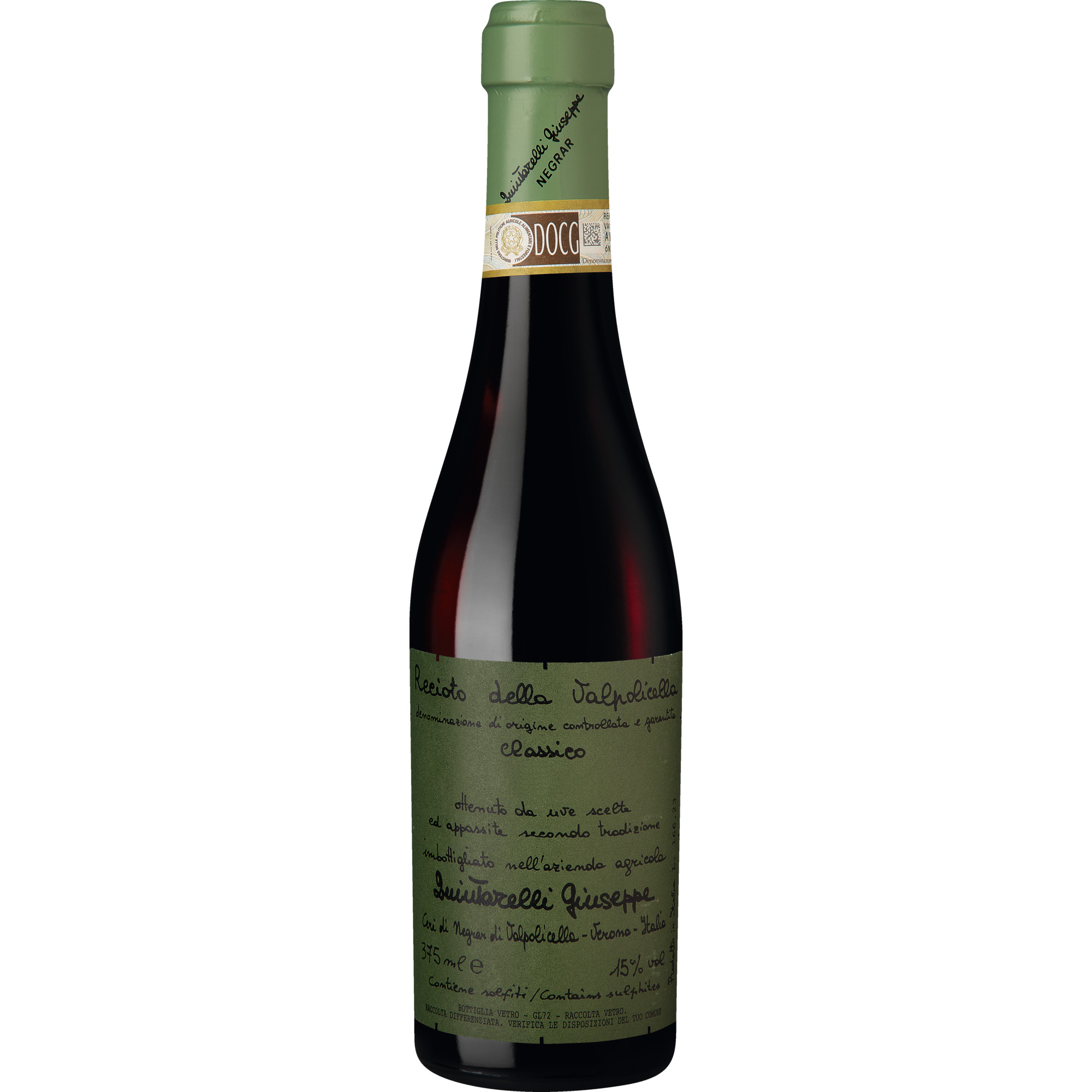 Quintarelli Recioto della Valpolicella, Valpolicella DOC Classico, 0,375 L, Venetien, 2011, Rotwein