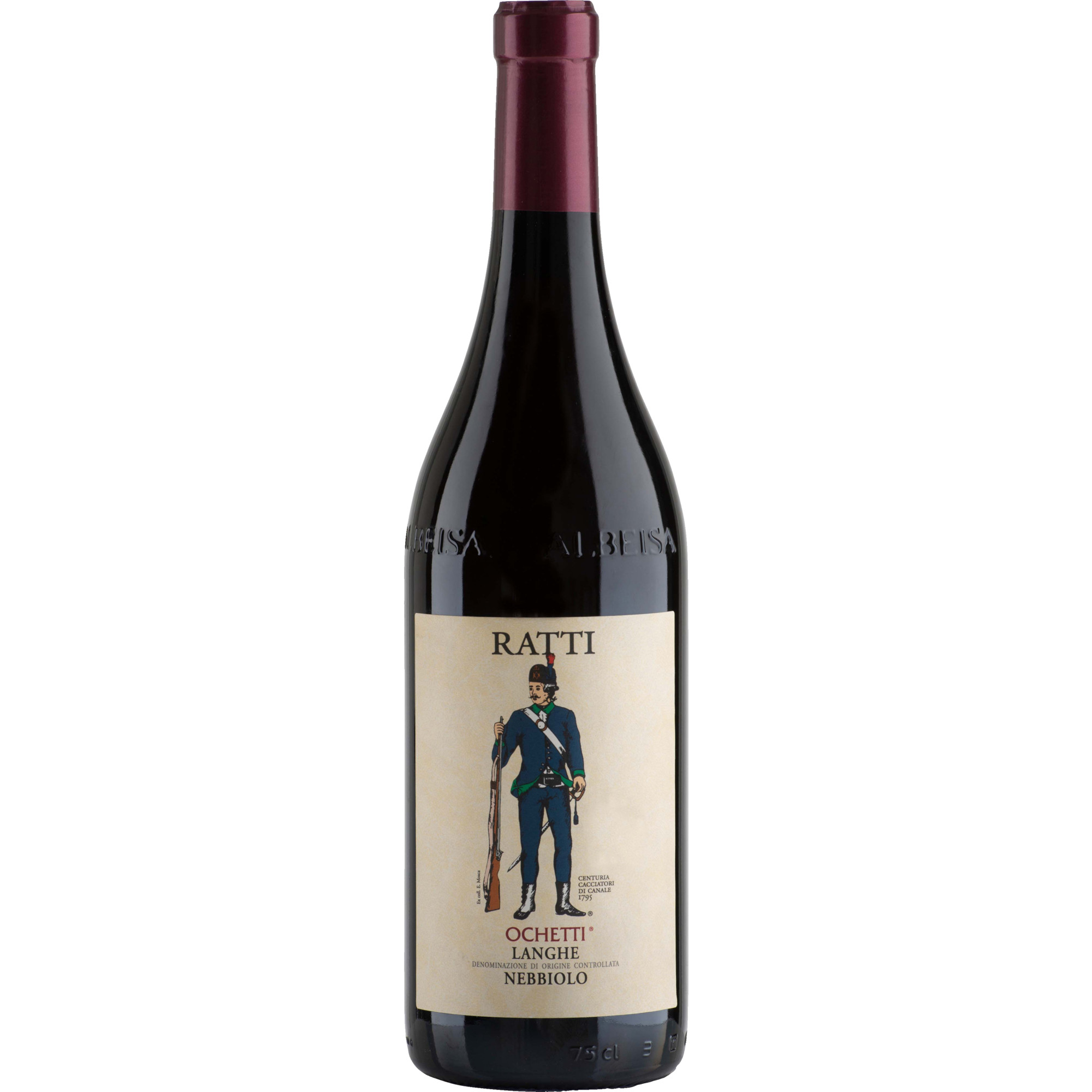 Ratti Ochetti Nebbiolo, Langhe DOC, Piemont, 2022, Rotwein