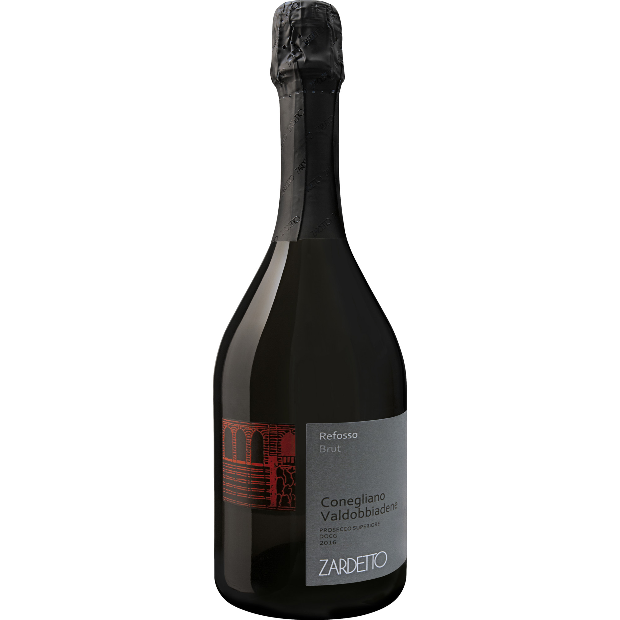 Refosso Conegliano Valdobbiadene Prosecco Sup., Brut, Prosecco DOCG, Venetien, 2019, Schaumwein