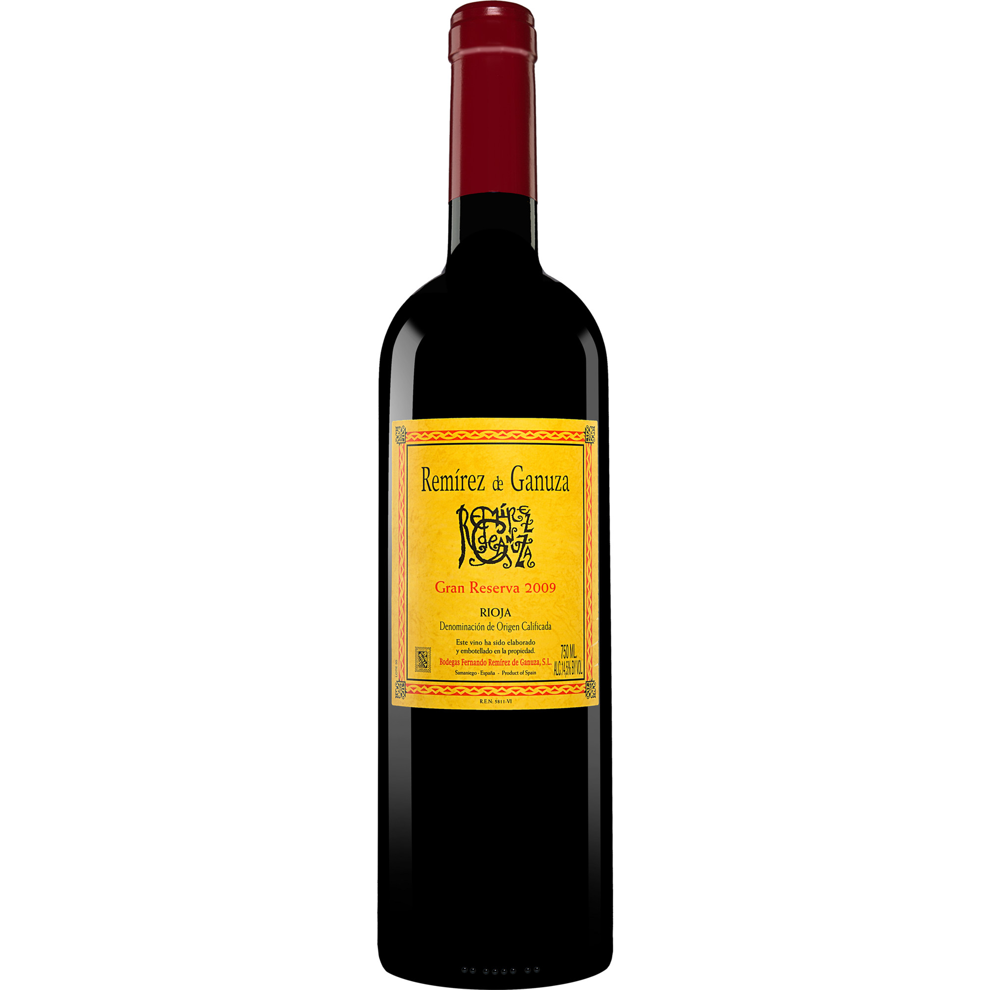 Remírez de Ganuza Gran Reserva 2009 0.75L 14.5% Vol. Rotwein Trocken aus Spanien