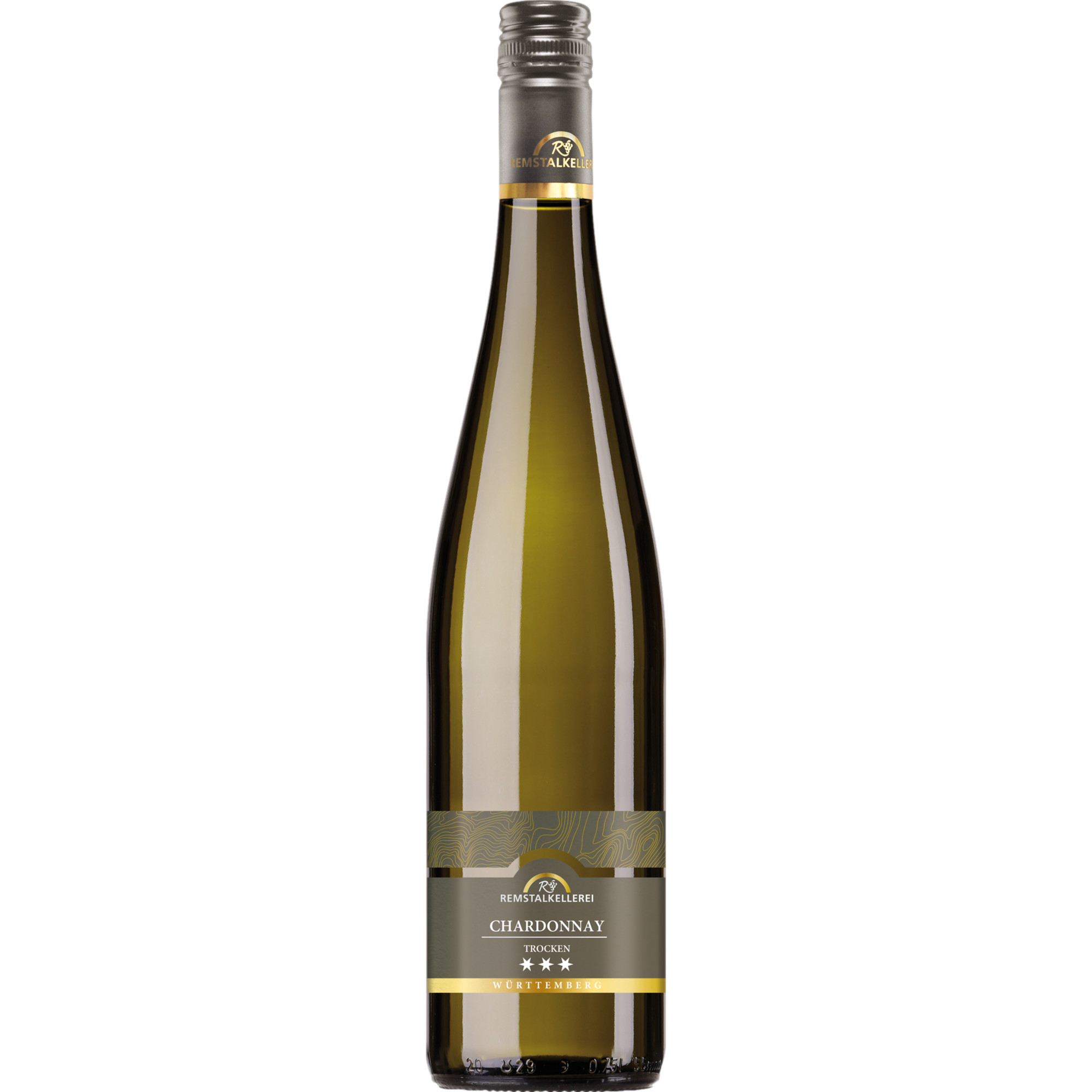 Remstalkellerei Chardonnay ***, Trocken, Württemberg, Württemberg, 2022, Weißwein