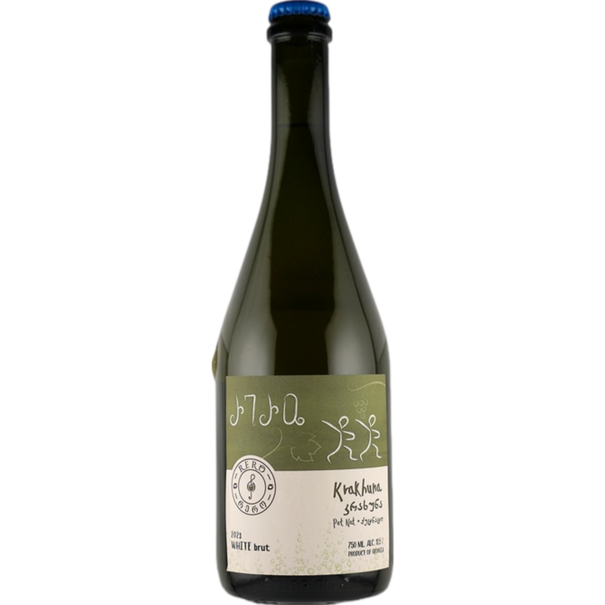 Rero Pet Nat Krakhuna, Brut, Georgien, Imereti, Perlwein / Secco