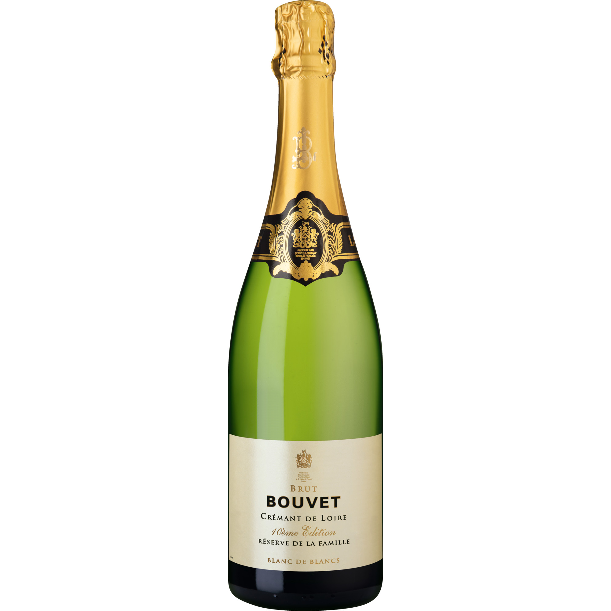 Réserve de la Famille 10ème Edition, Brut, Blanc de Blancs, Crémant de Loire AOP, Loire, Schaumwein