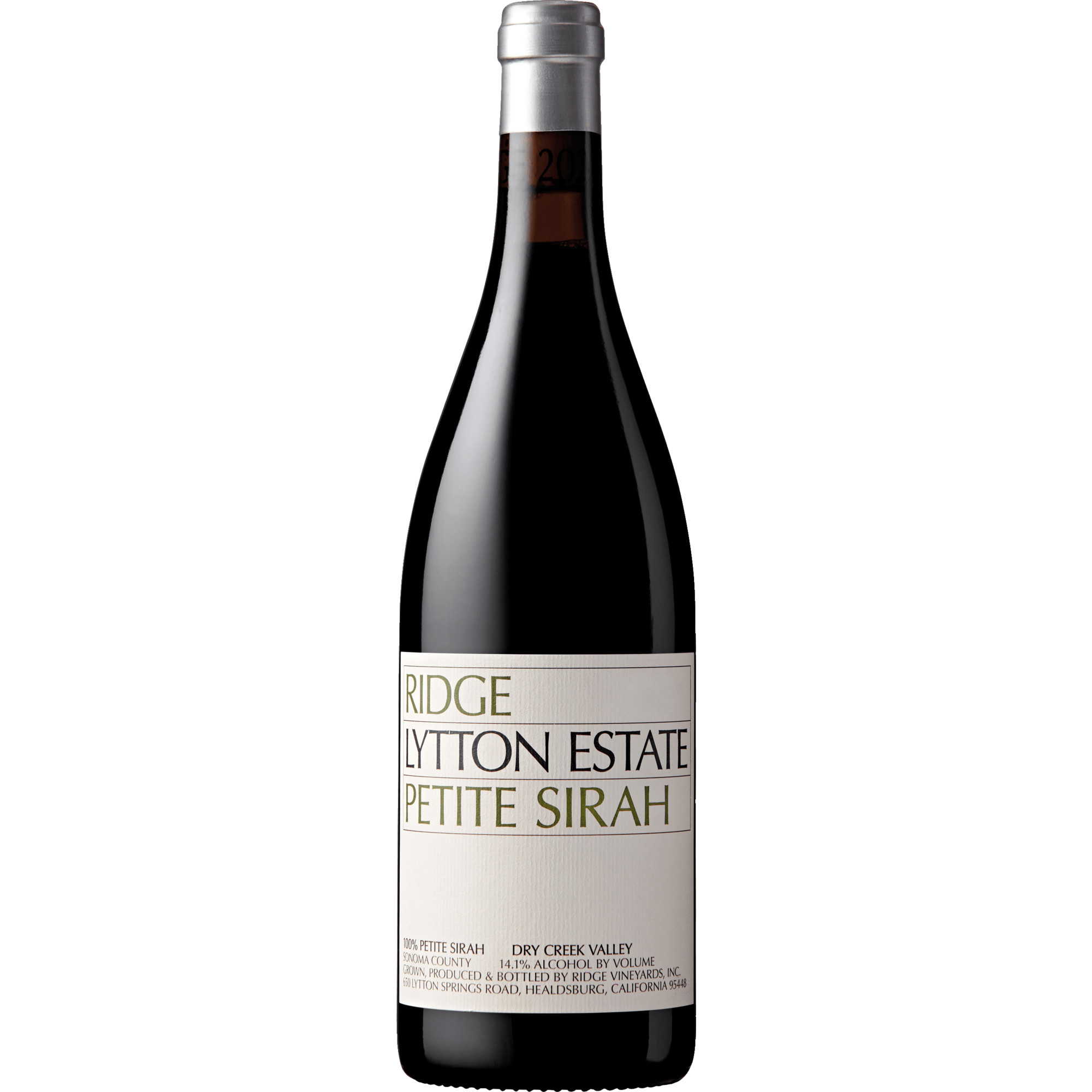 Ridge Lytton Estate Petite Syrah, California, Kalifornien, 2021, Rotwein