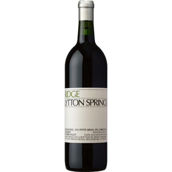 Ridge Lytton Springs Zinfandel, Dry Creek Valley, Kalifornien, 2022, Rotwein