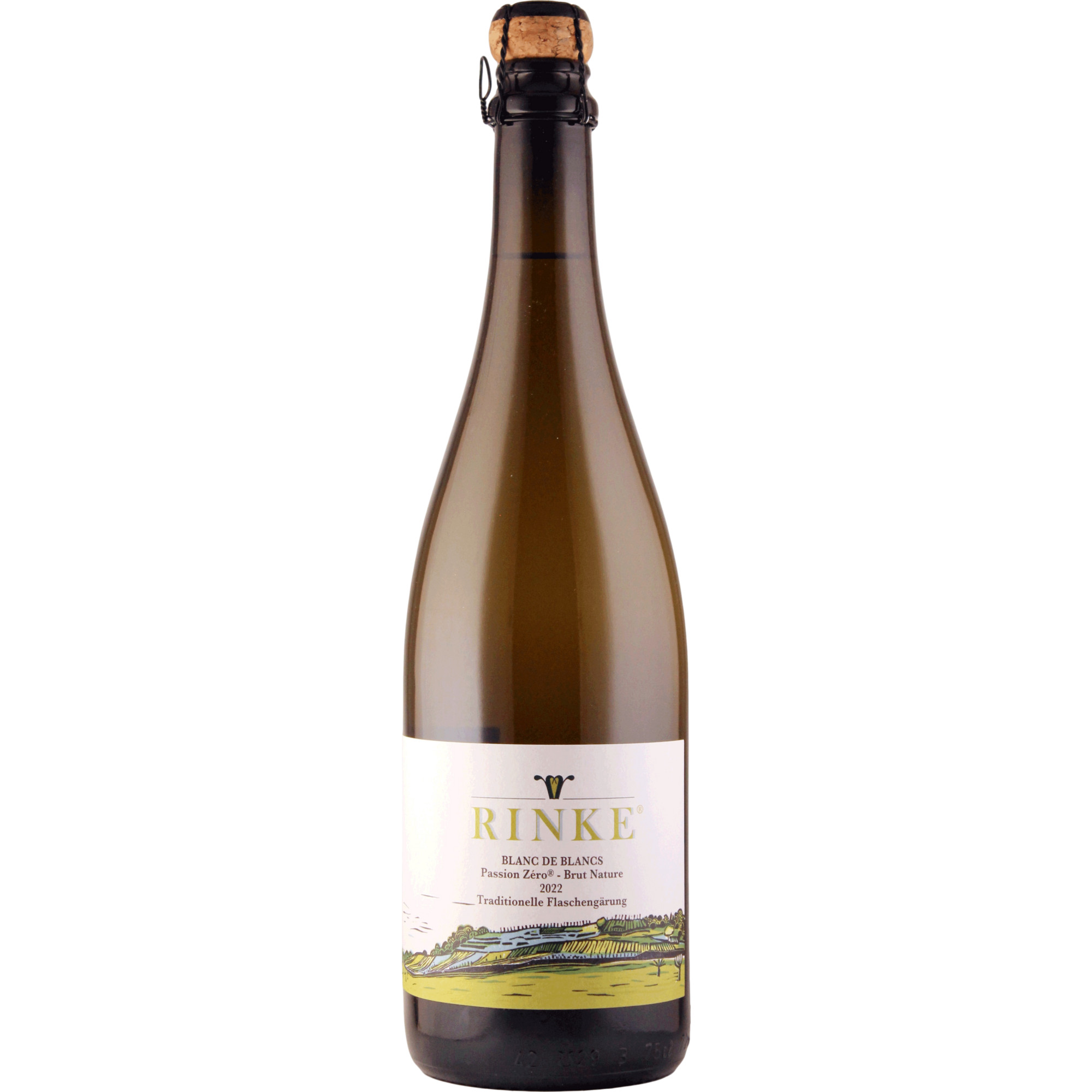 Rinke Blanc de Blancs Passion Zéro Bio, Brut Nature, Mosel, Mosel, 2022, Schaumwein