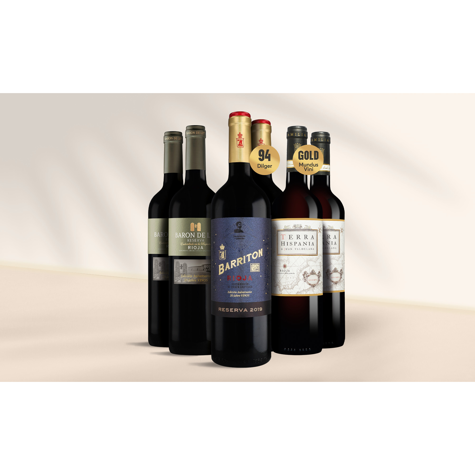Rioja-Reserva-Paket 4.5L Weinpaket aus Spanien
