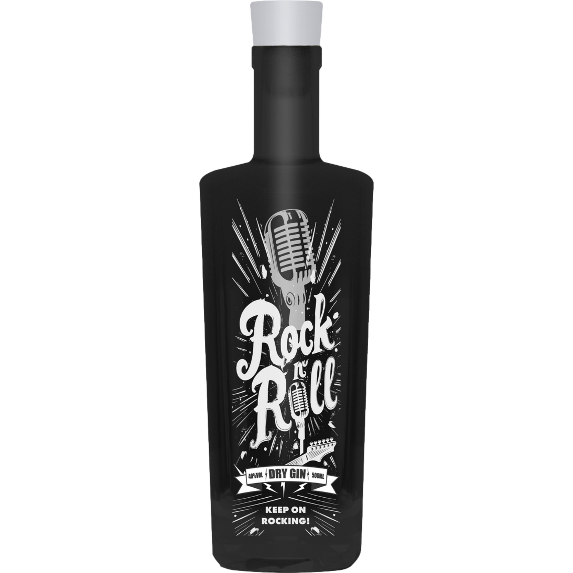 Rock n Roll Dry Gin, Deutschland, 0,5 L, 40 % Vol., Spirituosen