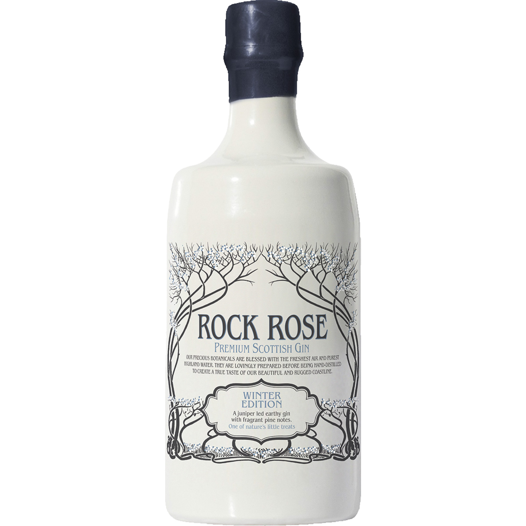 Rock Rose Premium Scottish Gin, Winter Edition, 41,5%, 0,7 L, Schottland, Spirituosen