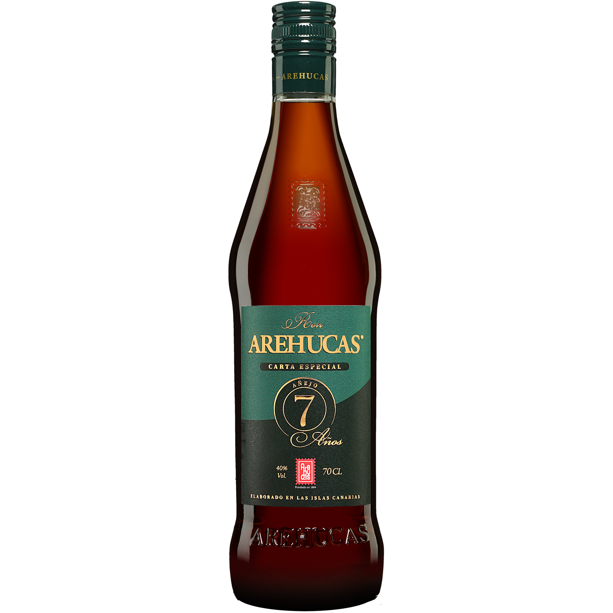 Ron Arehucas 7 Jahre - 0,7 L. 0.7L 40% Vol. aus Spanien