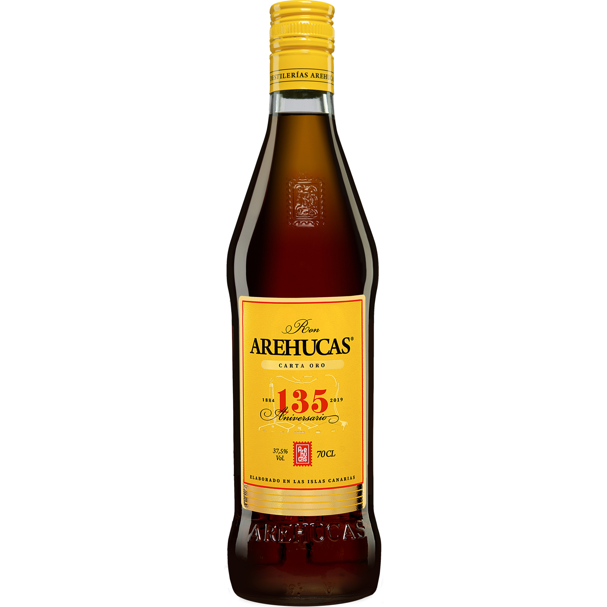 Ron Arehucas Carta Oro - 0,7 L. 0.7L 37.5% Vol. aus Spanien