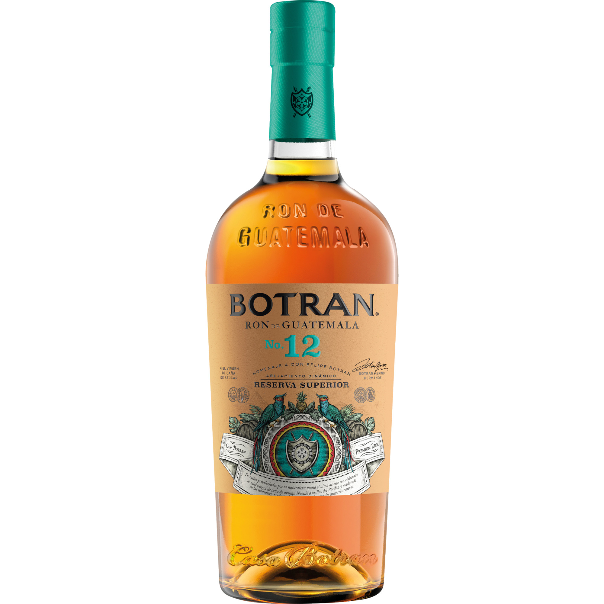 Ron Botran Anejo 12y, 0,7L, 40% Vol., Spirituosen