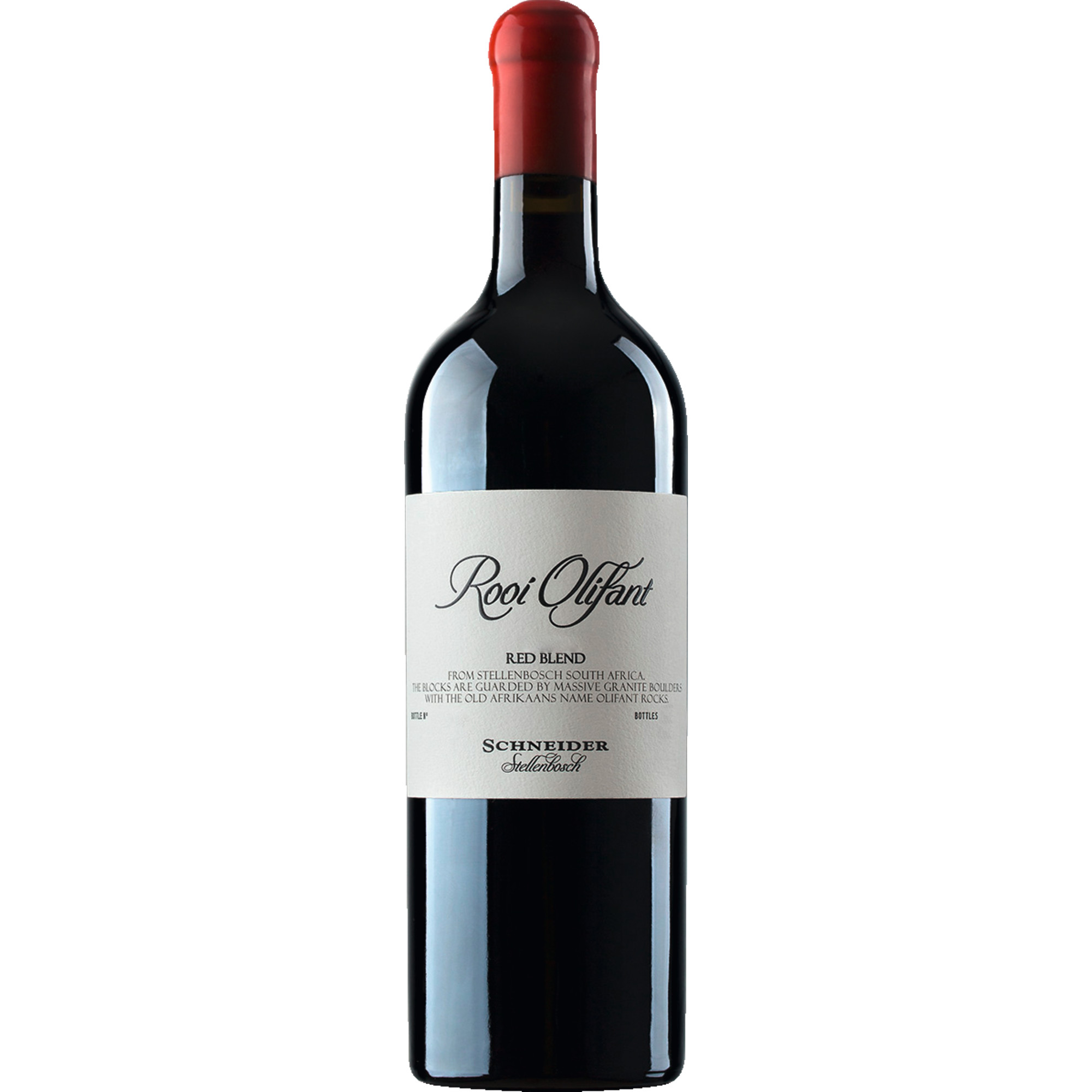 Rooi Olifant Red Blend, WO Stellenbosch, Western Cape, 2022, Rotwein