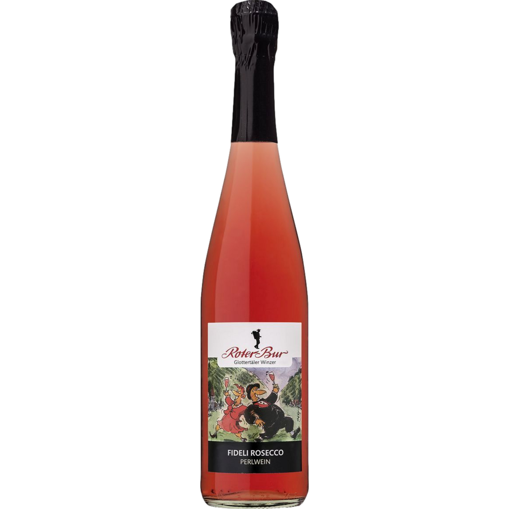 Roter Bur Fideli Secco Rosé, Lieblich, Baden, Baden, 2023, Perlwein / Secco