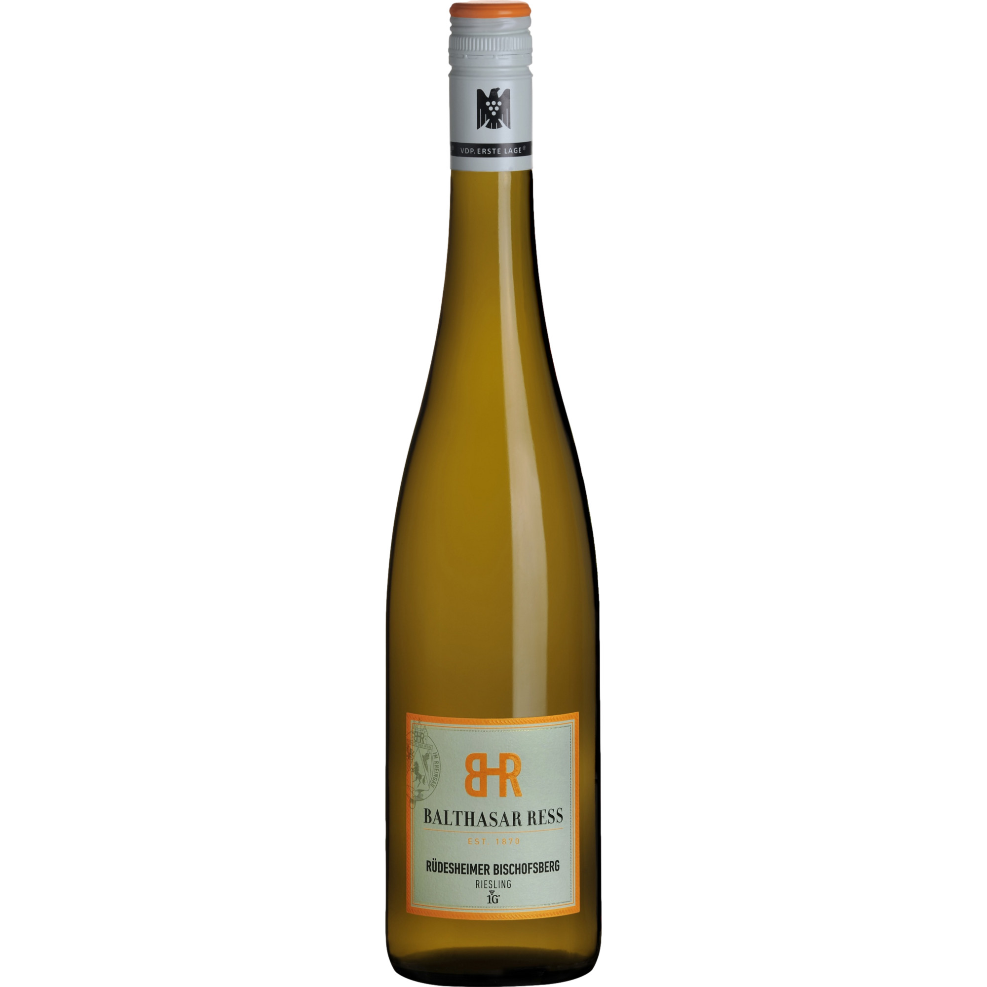 Rüdesheimer Bischofsberg Riesling Erste Lage Bio, Trocken, Rheingau, Rheingau, 2024, Weißwein