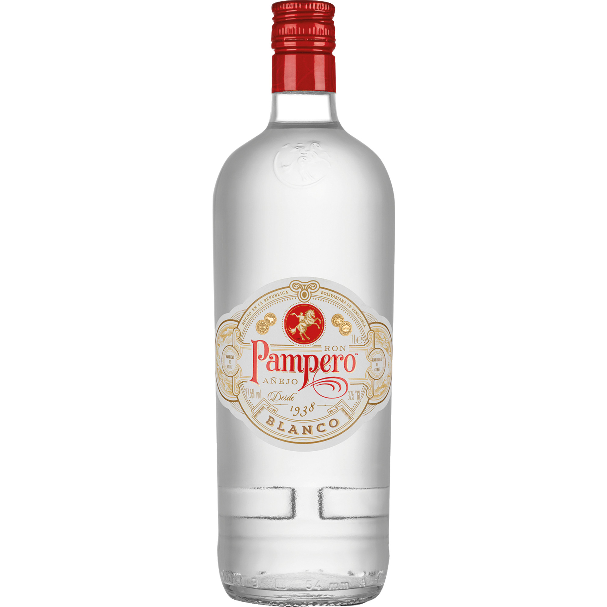 Rum Pampero Blanco, 1,0 L, 37,5% Vol., Spirituosen