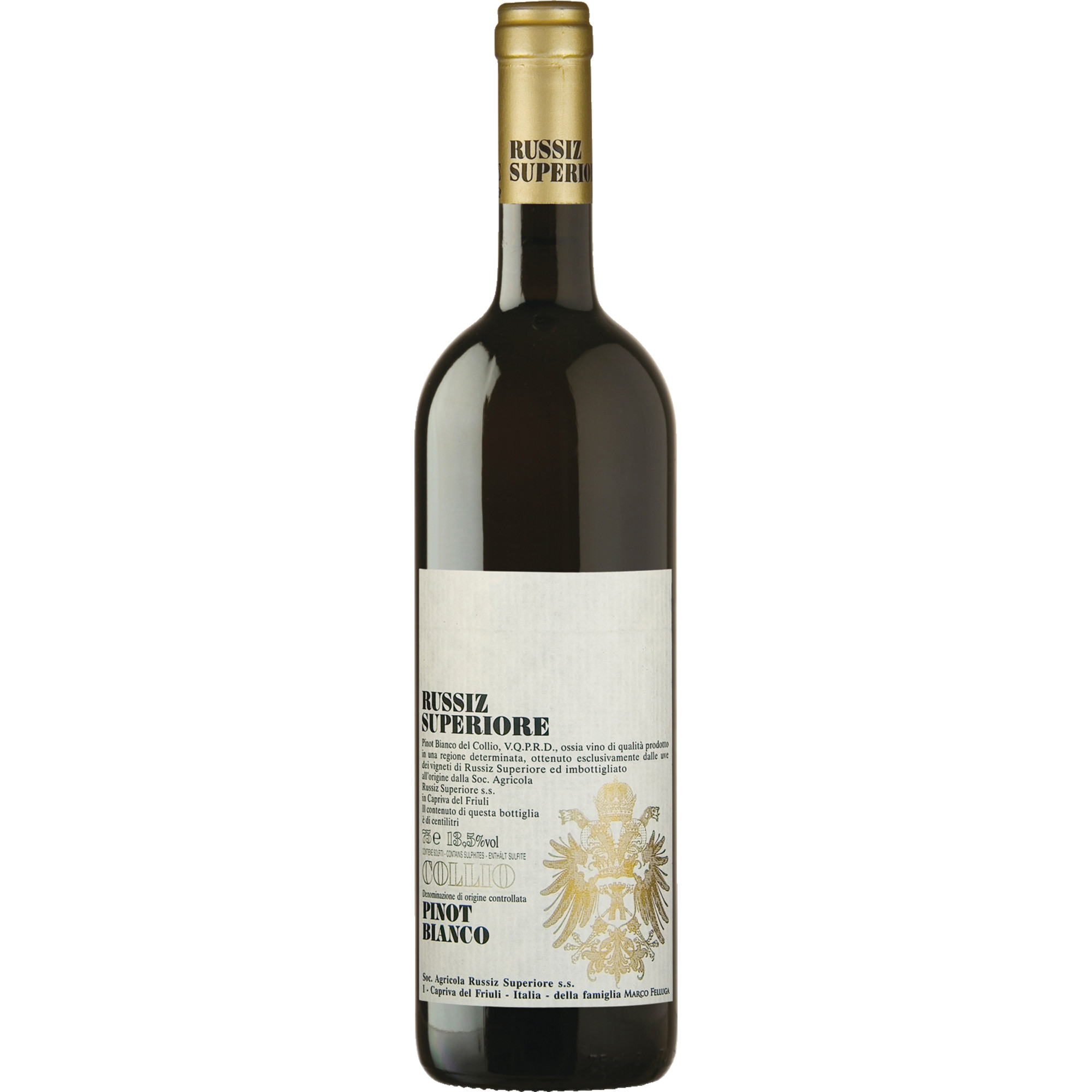 Russiz Superiore Pinot Blanco, Collio DOC, Friaul, 2025, Weißwein