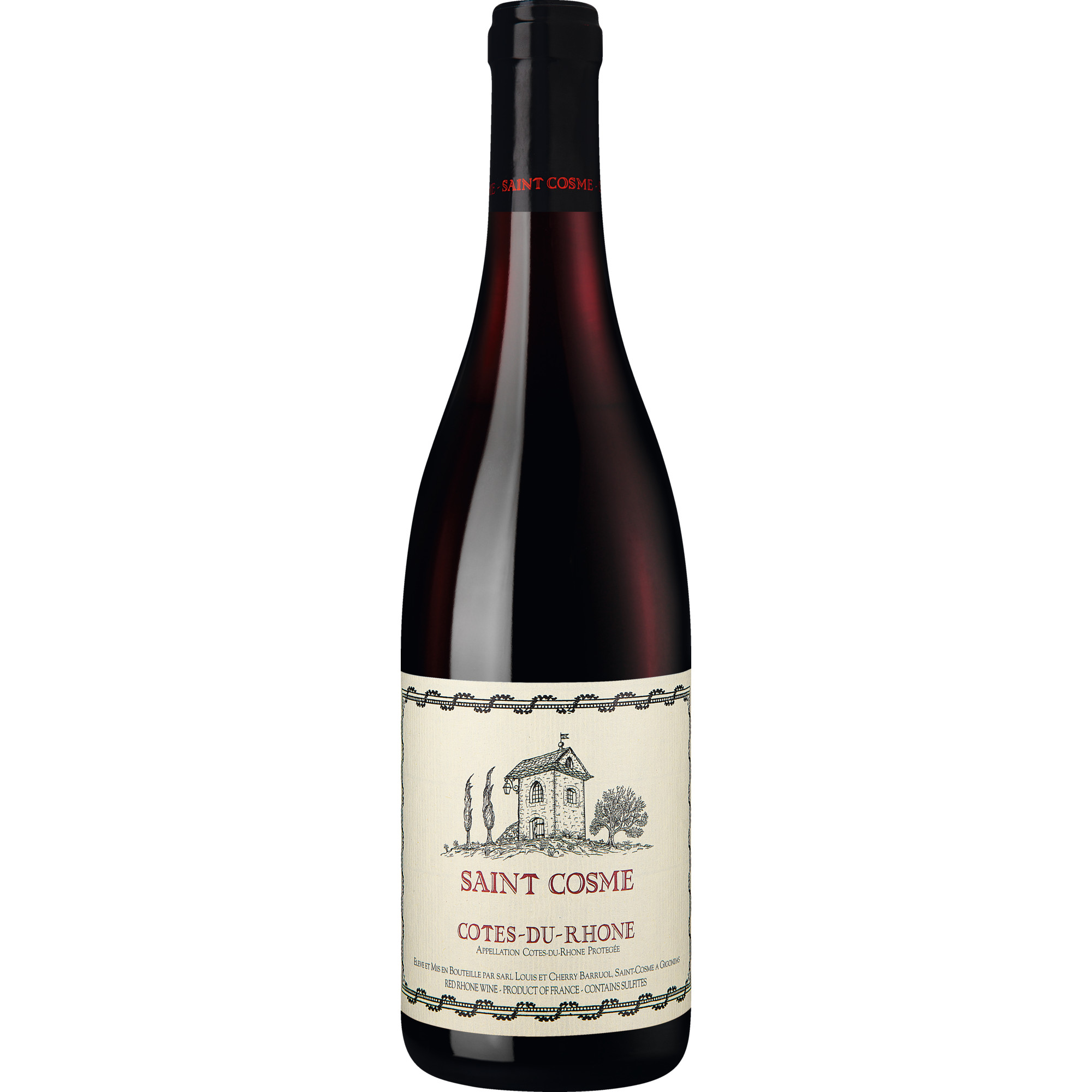Saint Cosme Côtes du Rhône rouge, Côtes du Rhône AOP, Rhône, 2025, Rotwein