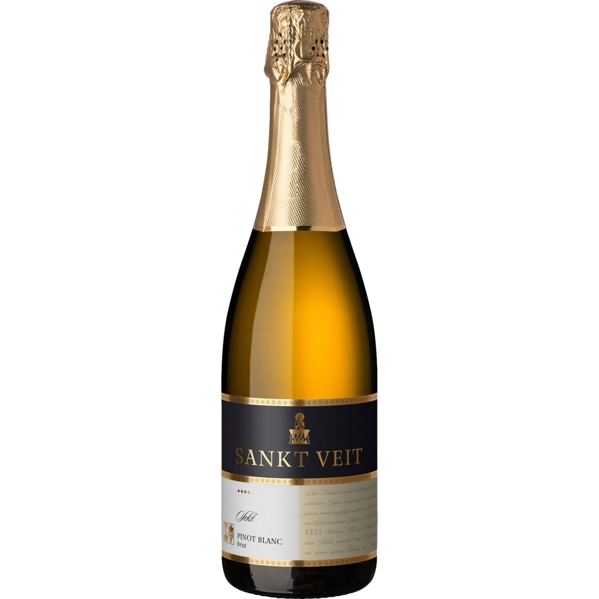 Sankt Veit Pinot Blanc Sekt, Brut, Württemberg, Württemberg, 2024, Schaumwein