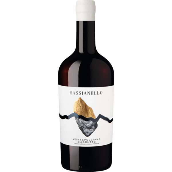 Sassianello Montepulciano, Montepulciano d'Abruzzo DOC, Abruzzen, 2023, Rotwein