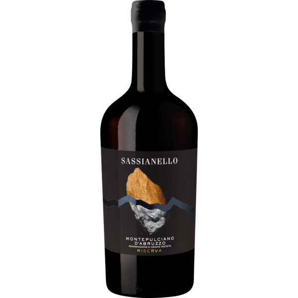 Sassianello Montepulciano Riserva, Montepulciano d'Abruzzo DOC Riserva, Abruzzen, 2020, Rotwein