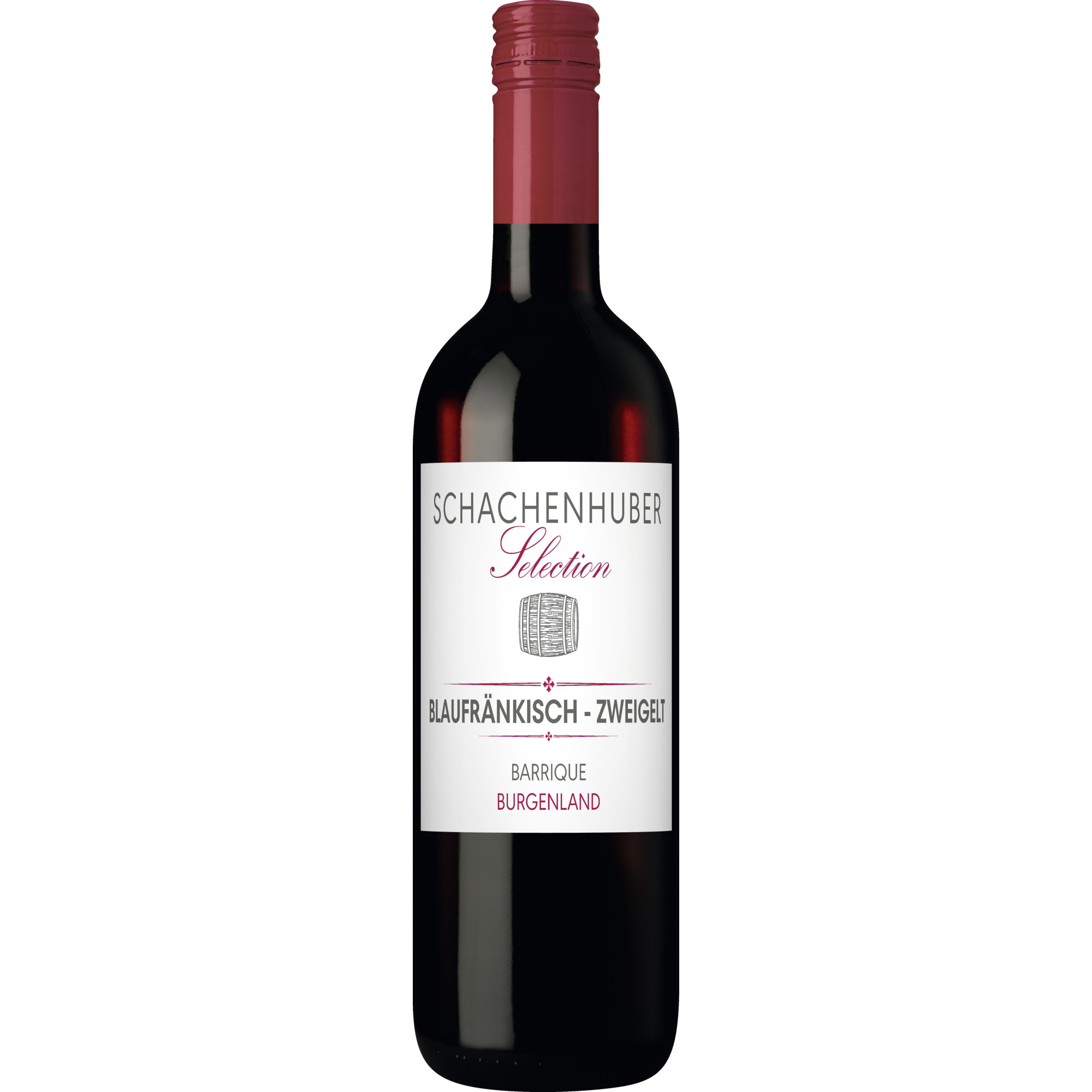 Schachenhuber Blaufränkisch Zweigelt Barrique, Trocken, Burgenland, Burgenland, 2022, Rotwein
