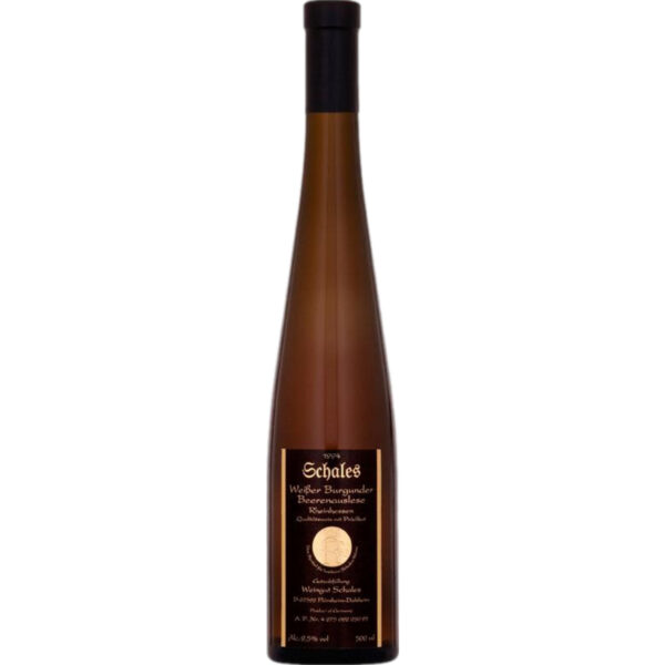 Schales Weißer Burgunder Beerenauslese, Edelsüß, Rheinhessen, 0,5 L, Rheinhessen, 1994, Weißwein
