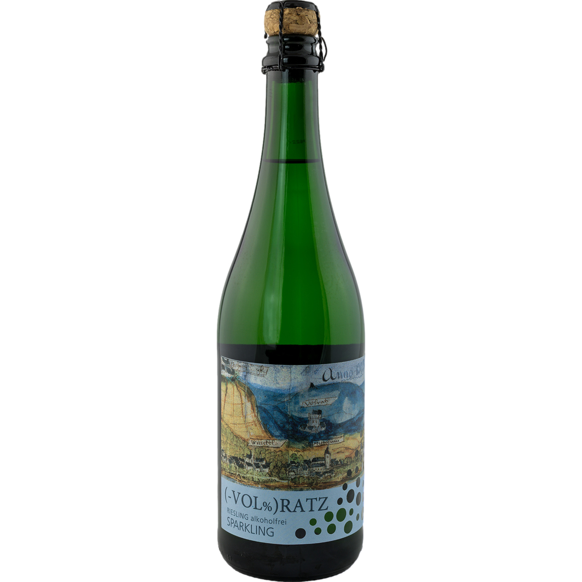 Schloss Vollrads Volratz Sparkling Riesling, Schäumendes Getränk aus alkoholfreiem Wein, Rheingau, Food