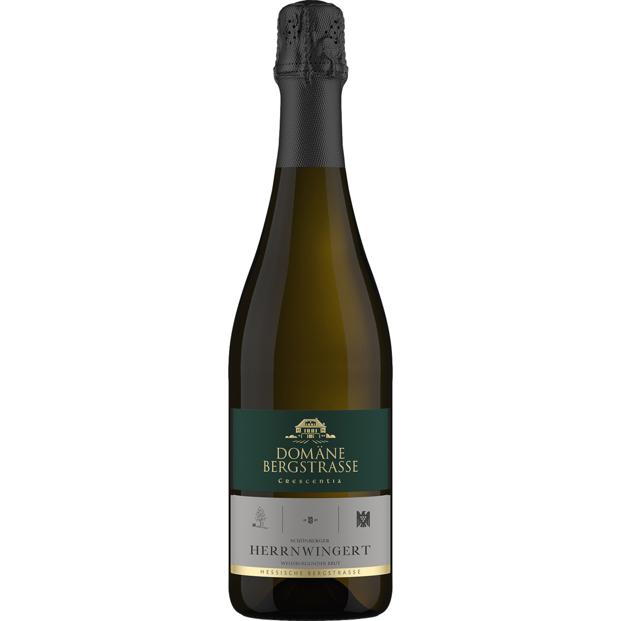Schönberger Herrnwingert Weißburgunder Sekt, Brut, Hessische Bergstraße, Rheingau, 2019, Schaumwein