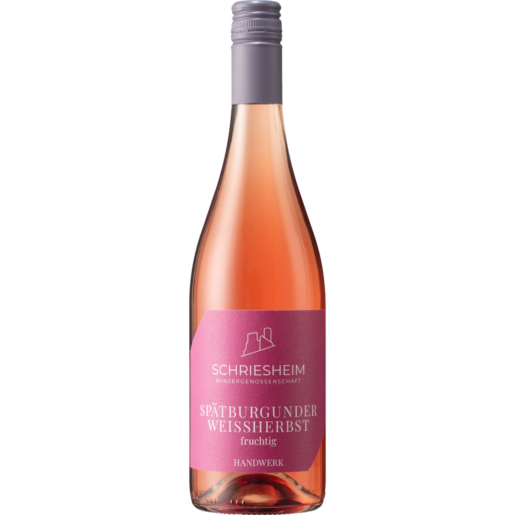 Schriesheimer Handwerk Spätburgunder Weißherbst, Feinherb, Baden, Baden, 2023, Roséwein