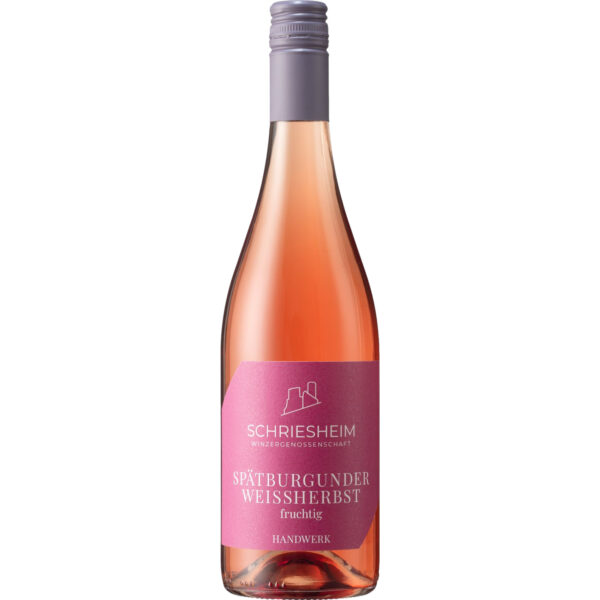 Schriesheimer Handwerk Spätburgunder Weißherbst, Feinherb, Baden, Baden, 2024, Roséwein