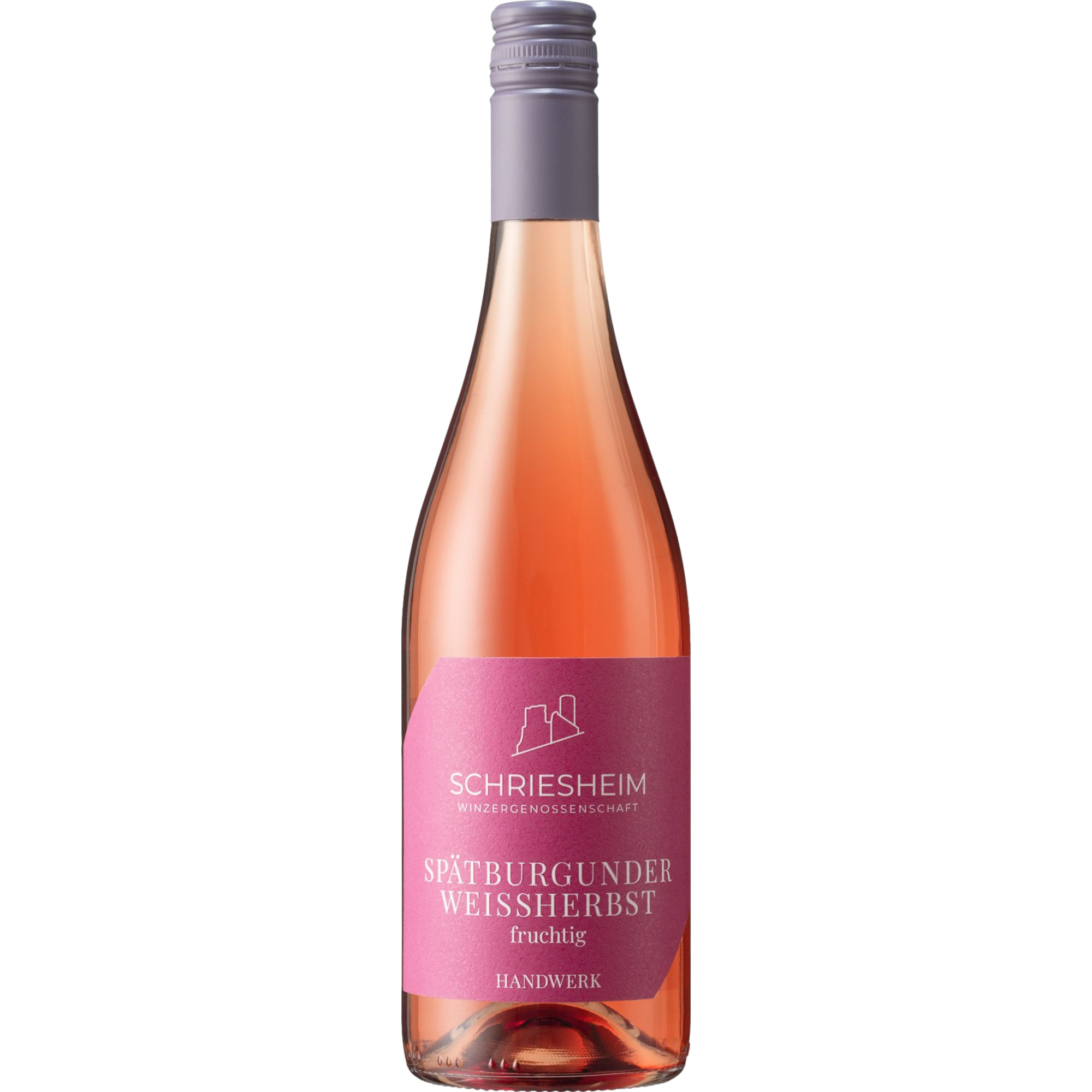 Schriesheimer Handwerk Spätburgunder Weißherbst, Feinherb, Baden, Baden, 2024, Roséwein